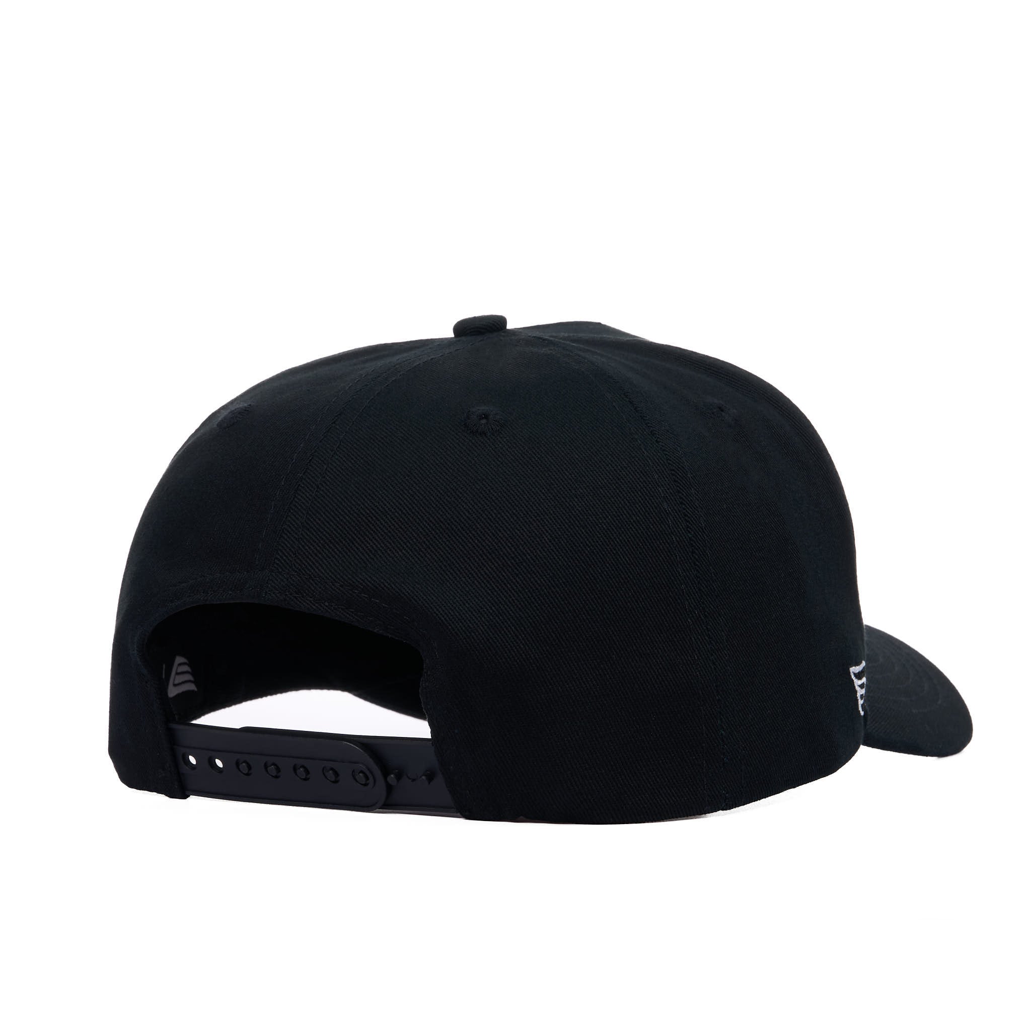 Black cap on a white background