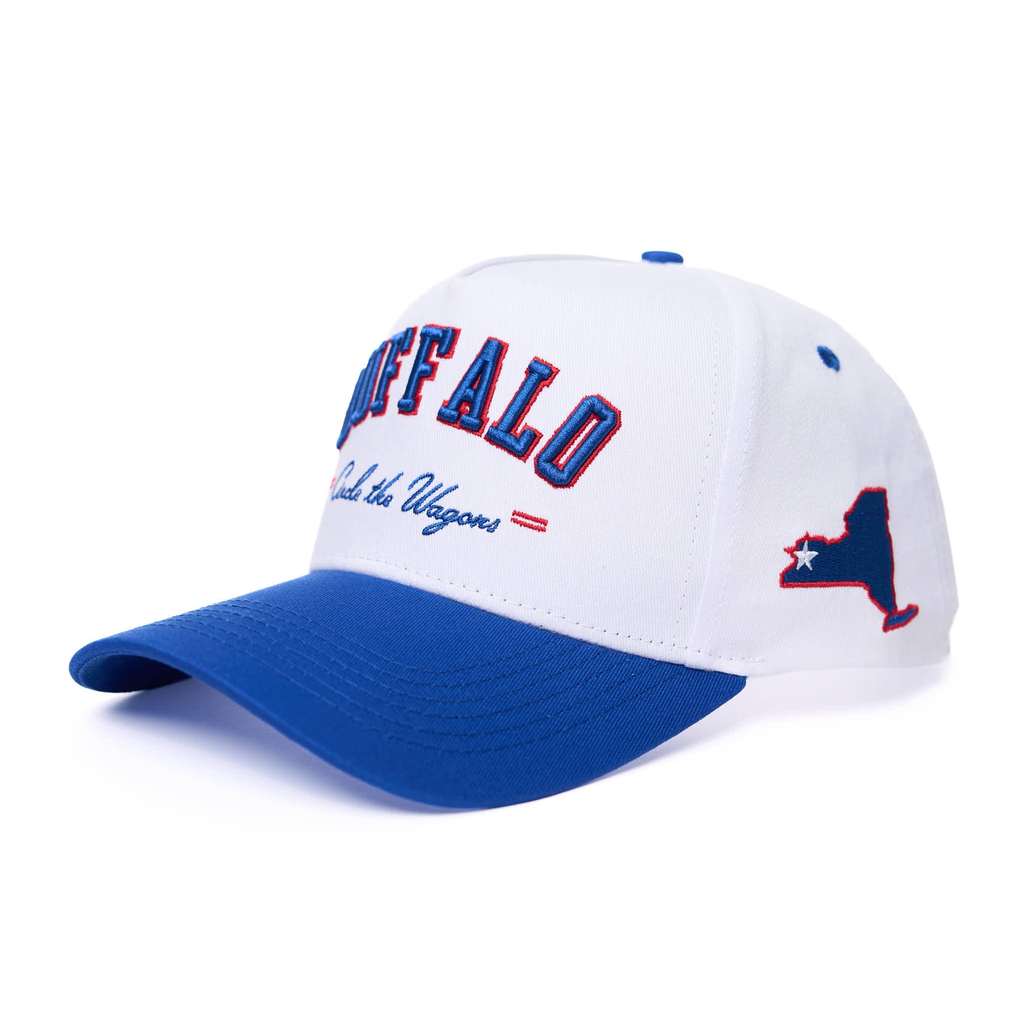 BUFFALO CIRCLE THE WAGONS - WHITE/BLUE