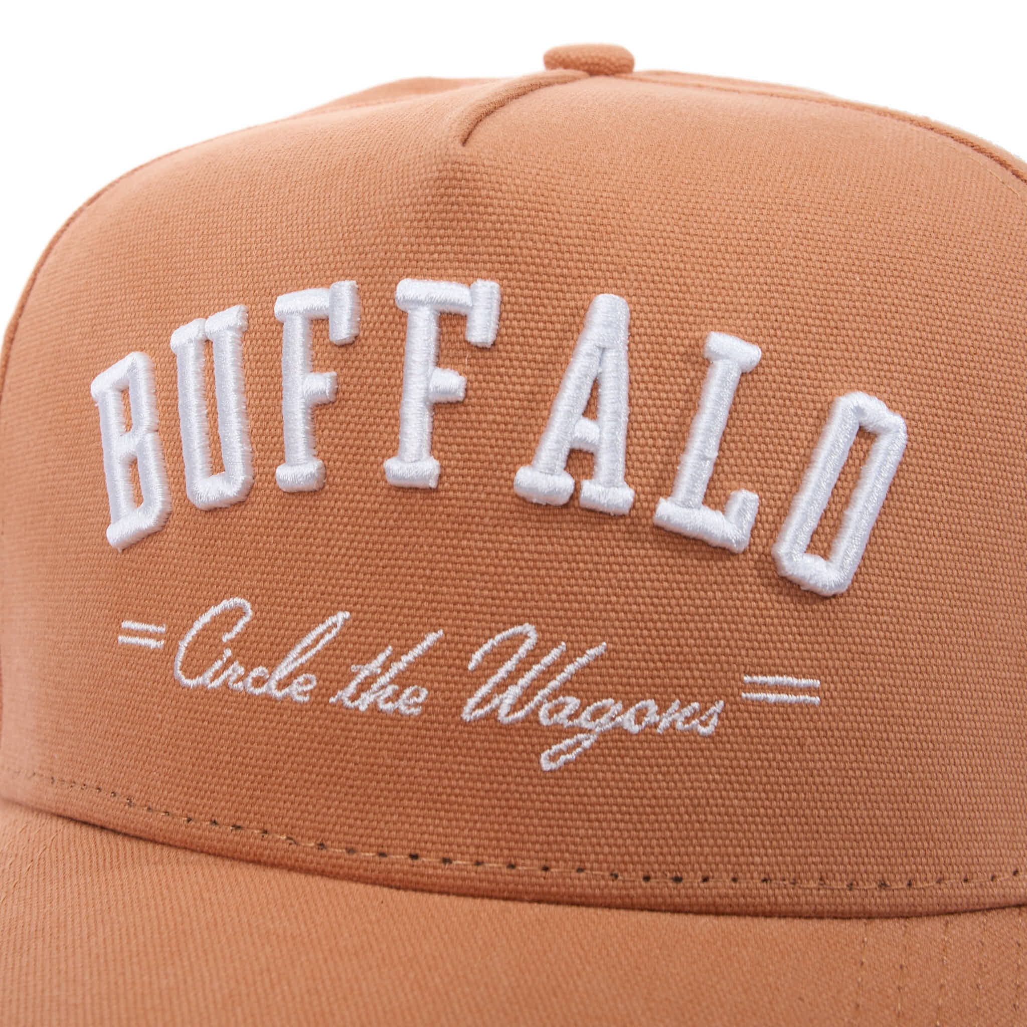 BUFFALO CIRCLE THE WAGONS - CANVAS