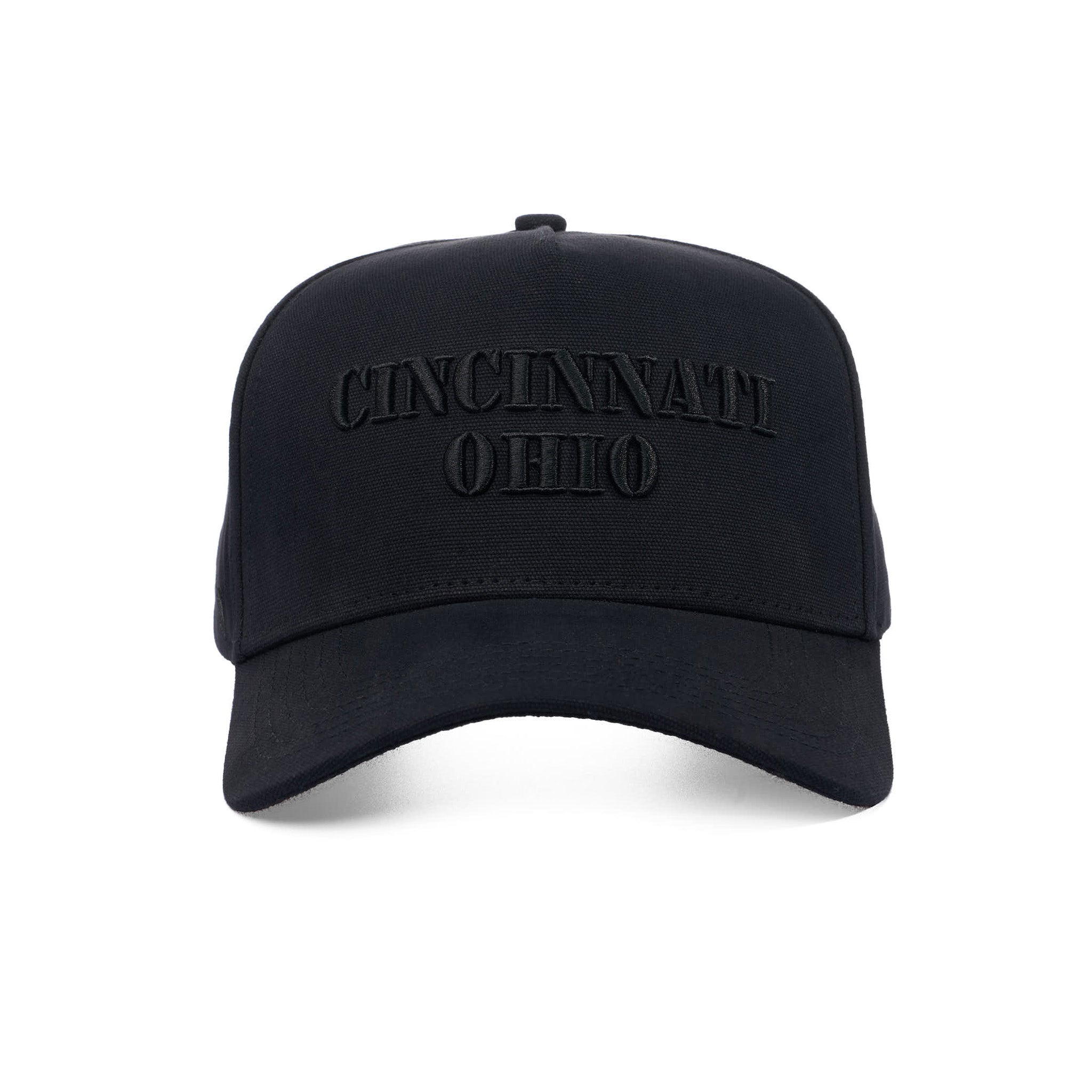 CINCINNATI OHIO - BLACK CANVAS