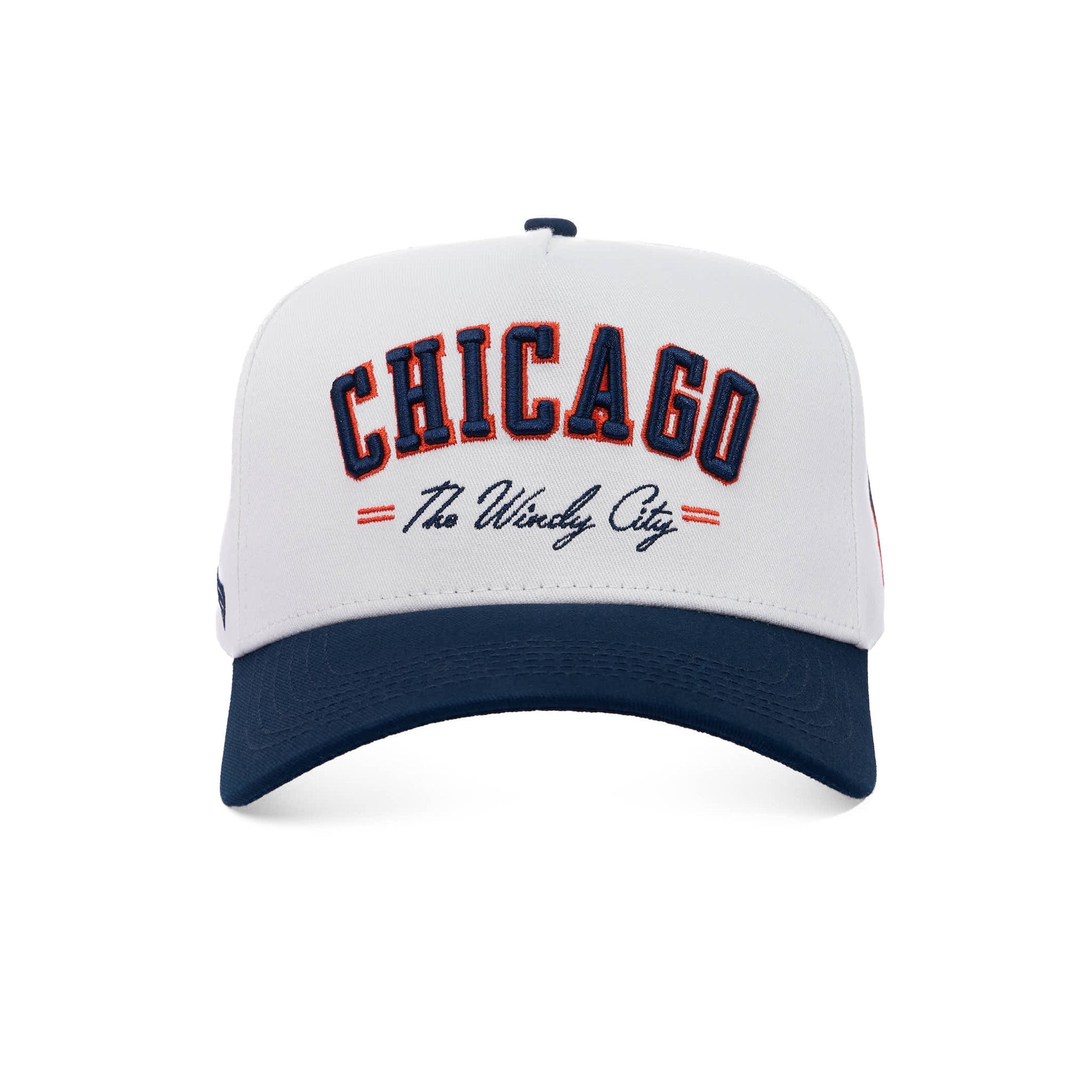 CHICAGO THE WINDY CITY - WHITE/NAVY