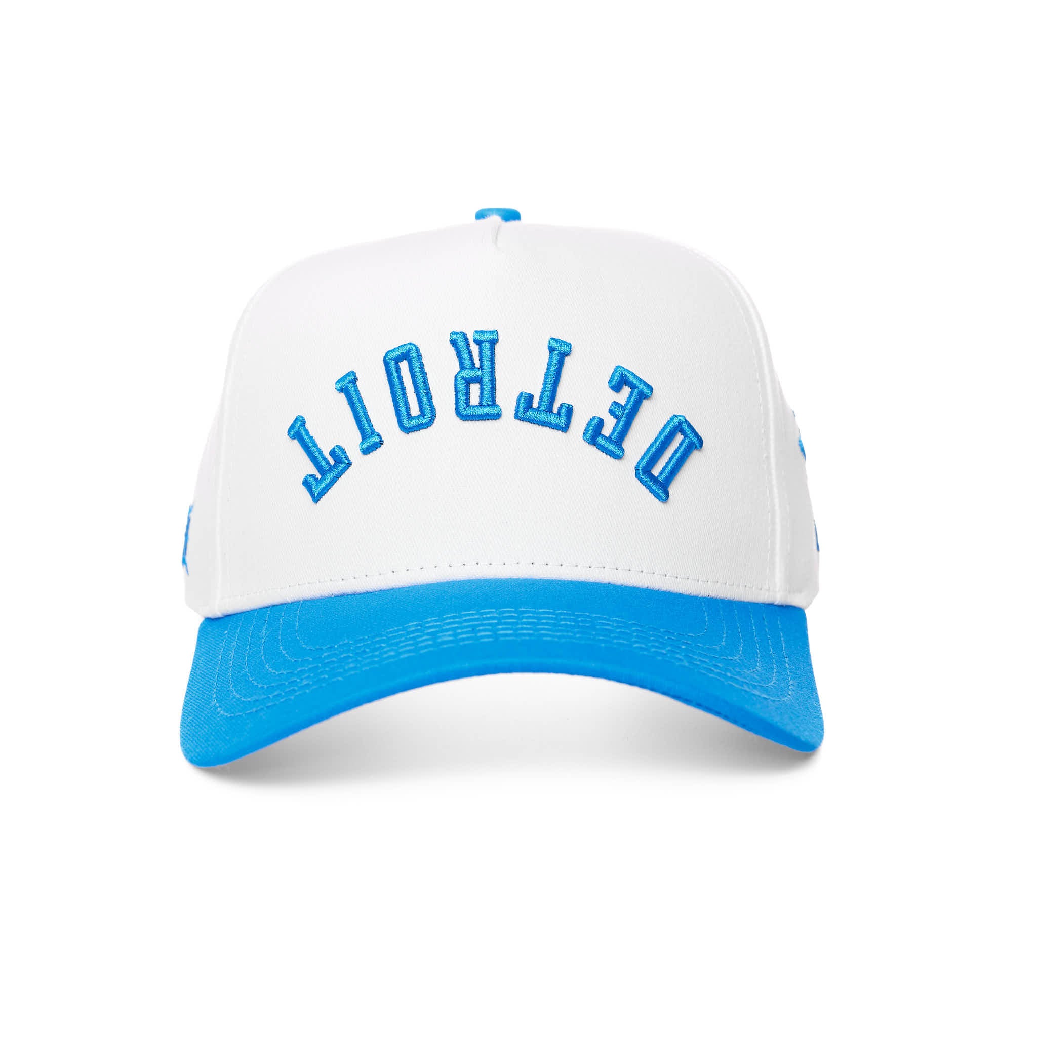 DETROIT UPSIDE DOWN - WHITE/BLUE