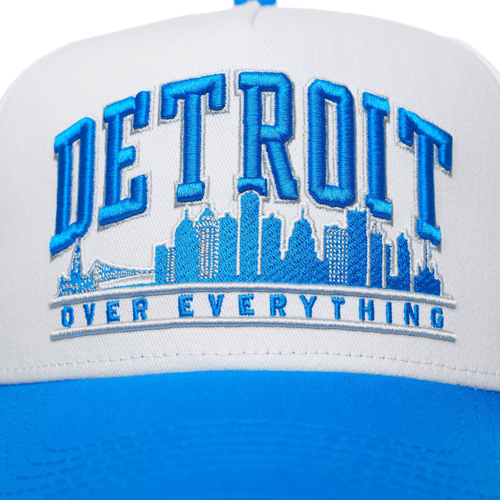 DETROIT OVER EVERYTHING - WHITE/BLUE