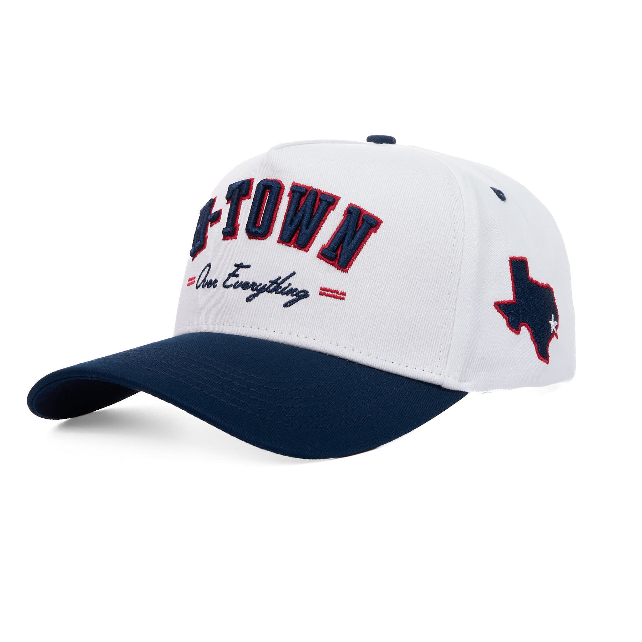 H-TOWN OVER EVERYTHING - WHITE/NAVY
