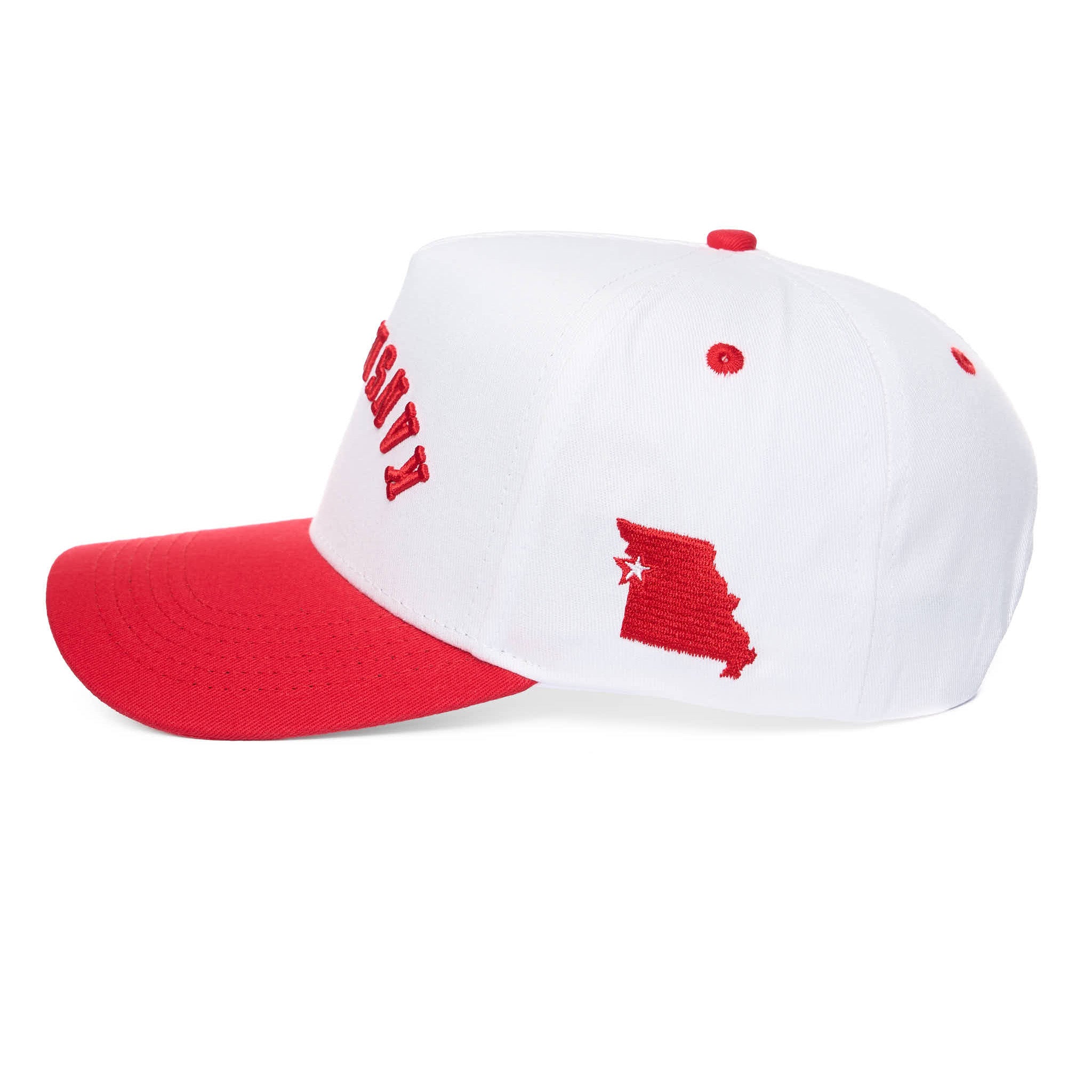 KANSAS CITY UPSIDE DOWN - WHITE/RED