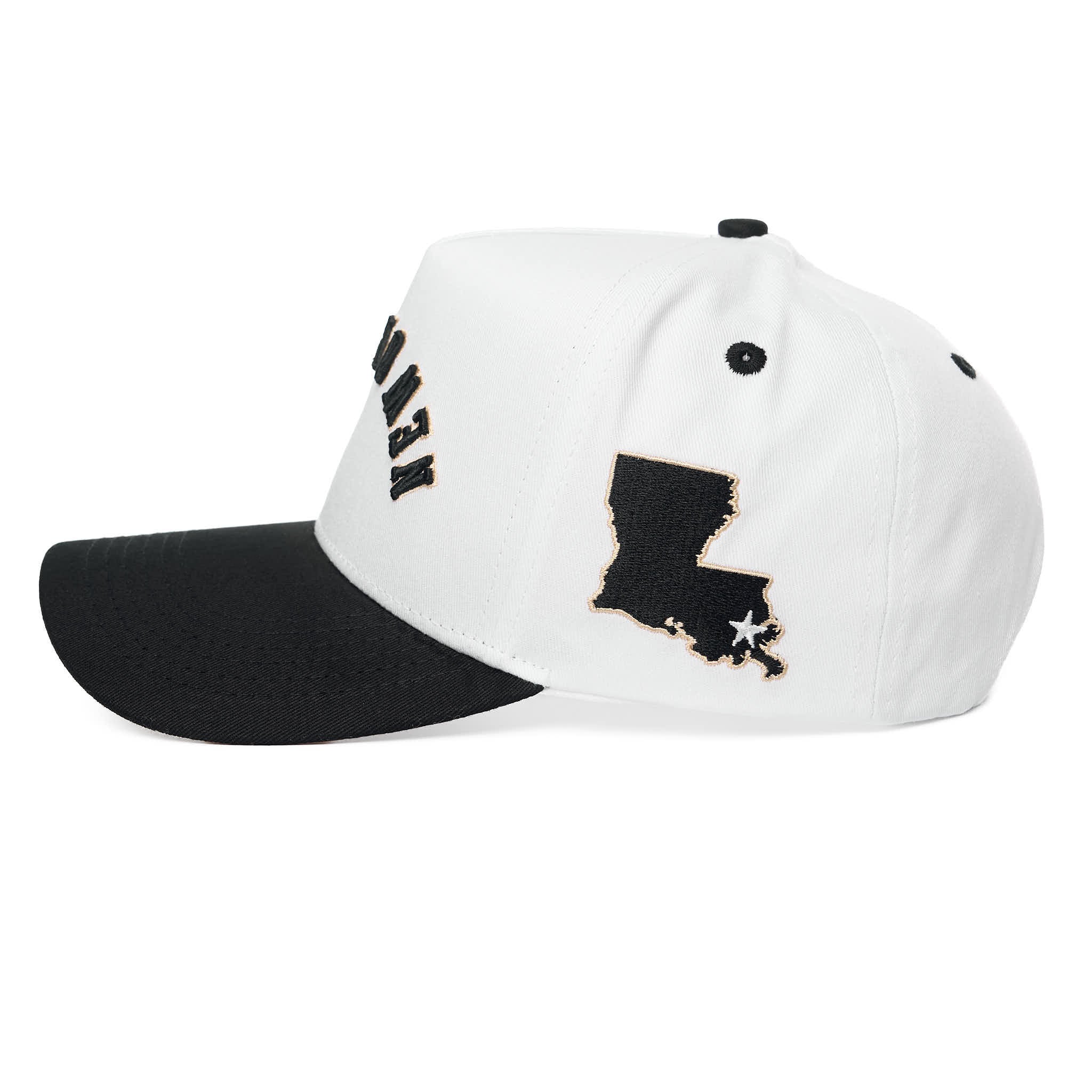 NEW ORLEANS UPSIDE DOWN - WHITE/BLACK