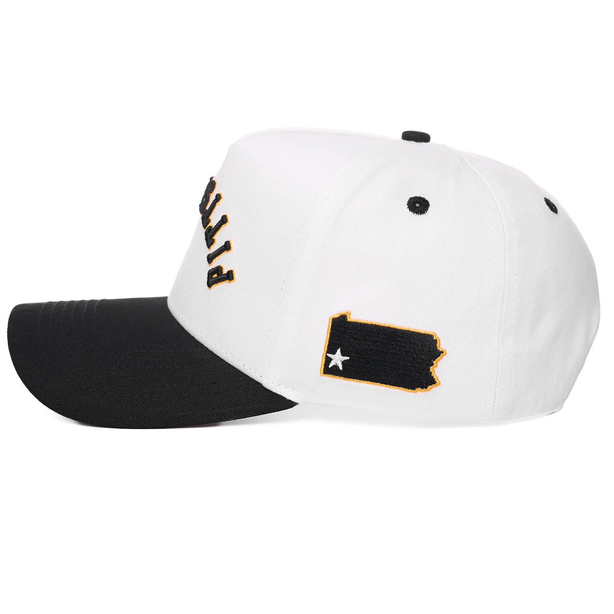 PITTSBURGH UPSIDE DOWN - WHITE/BLACK