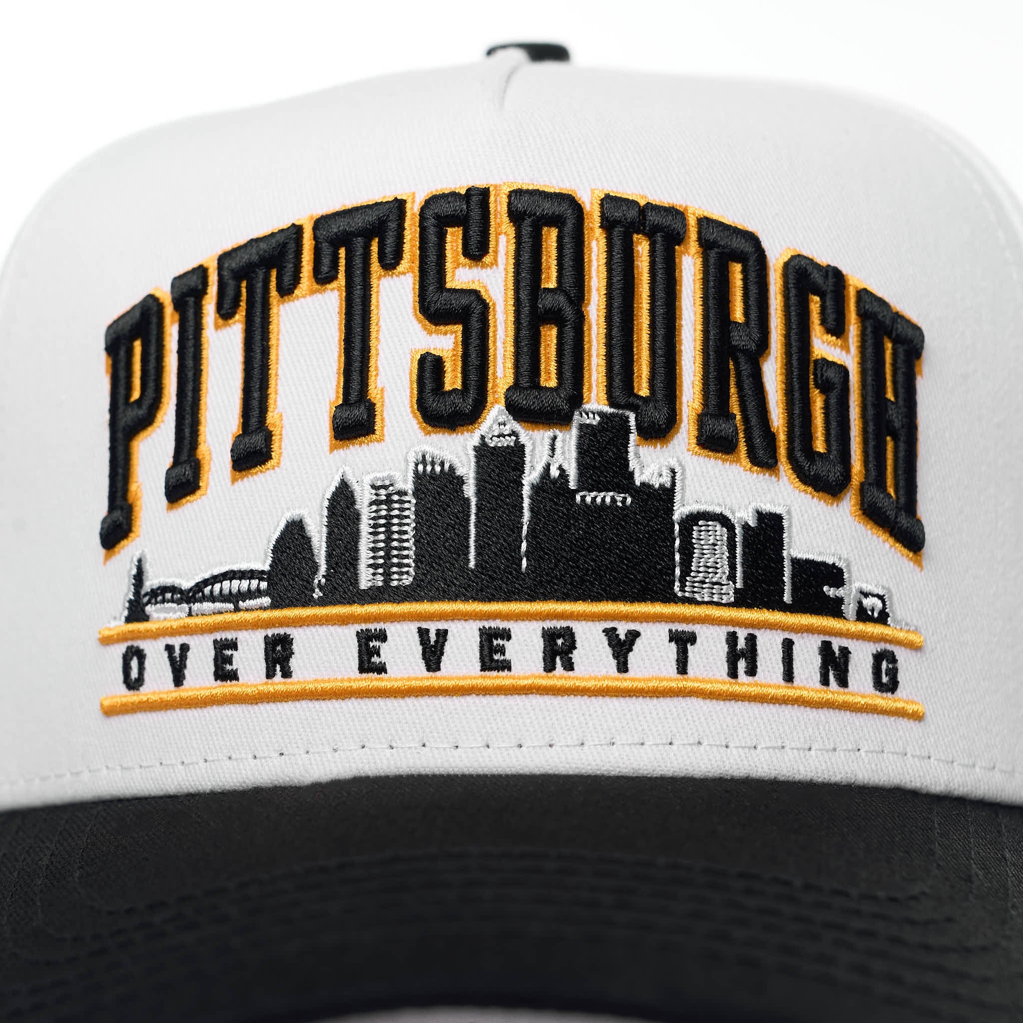 PITTSBURGH OVER EVERYTHING - WHITE/BLACK