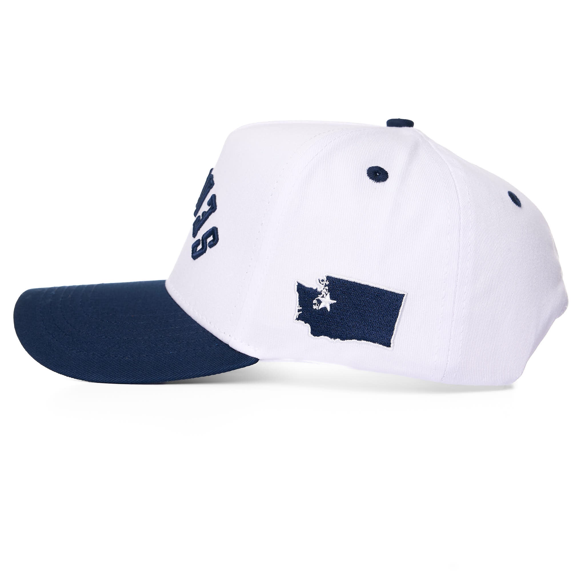 SEATTLE UPSIDE DOWN - WHITE/NAVY