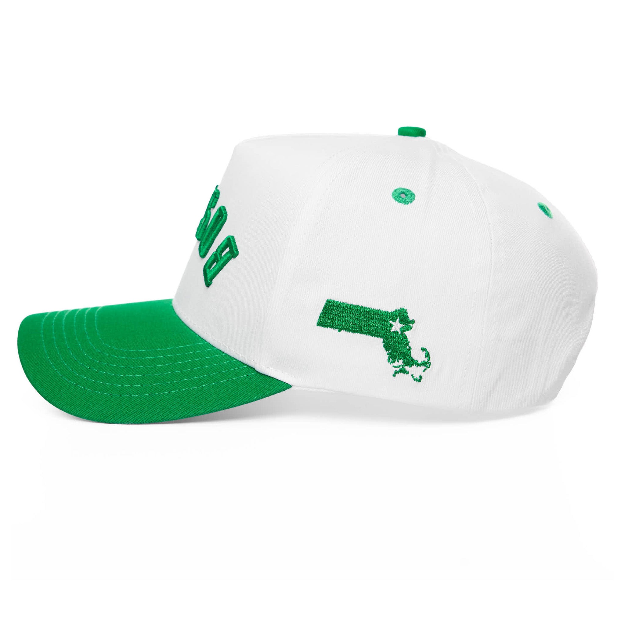 BOSTON UPSIDE DOWN - WHITE/GREEN