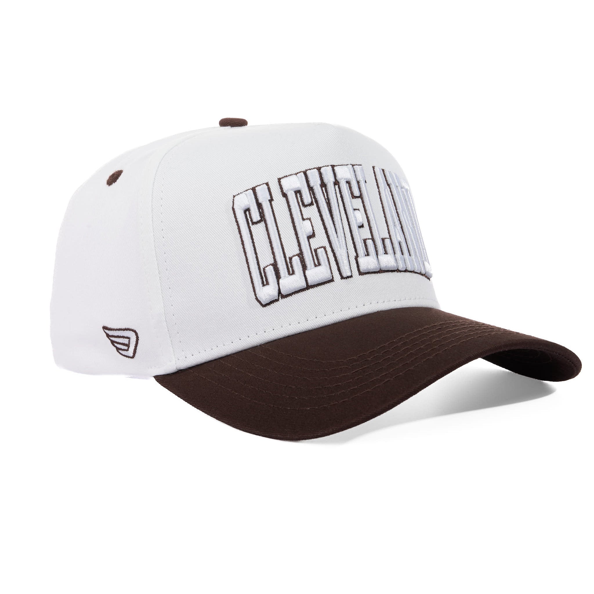 CLEVELAND VARSITY - WHITE/BROWN
