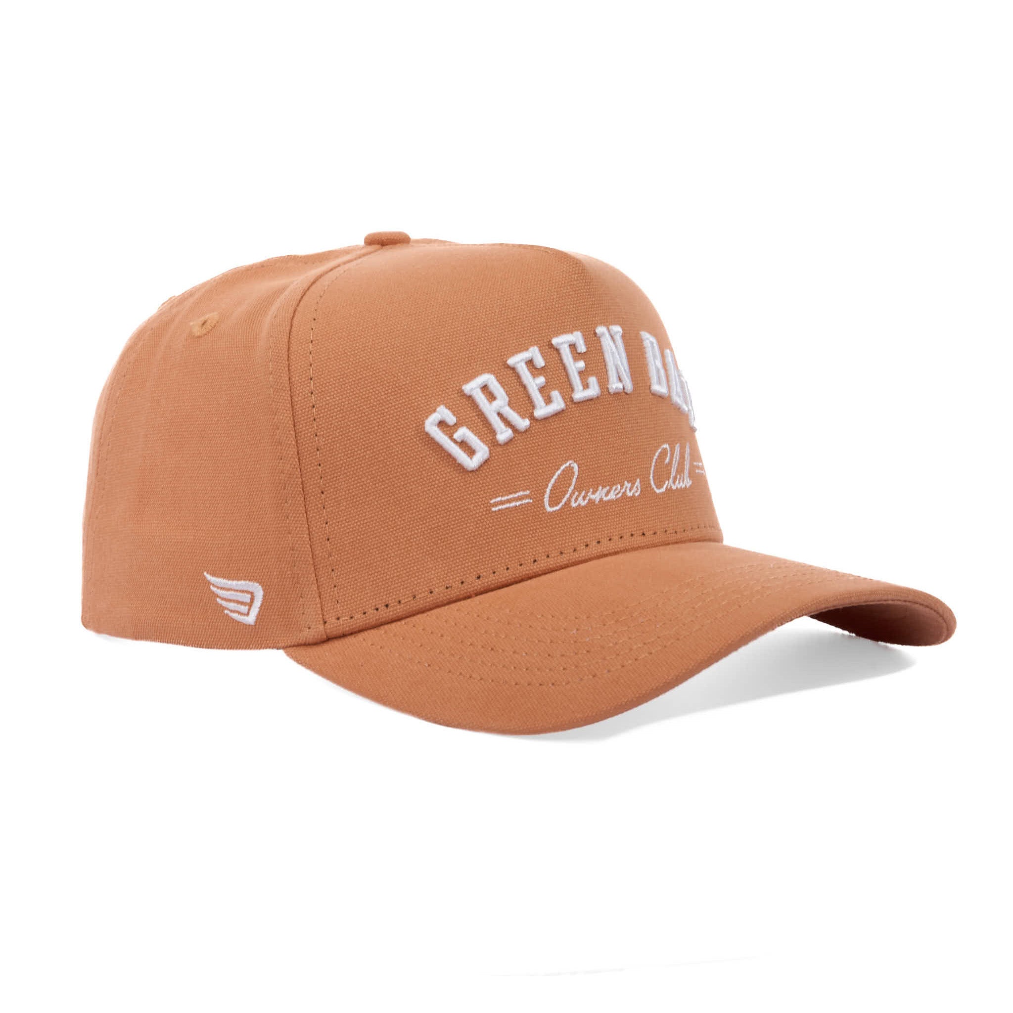 Brown cap with 'Green Bay' text on a white background