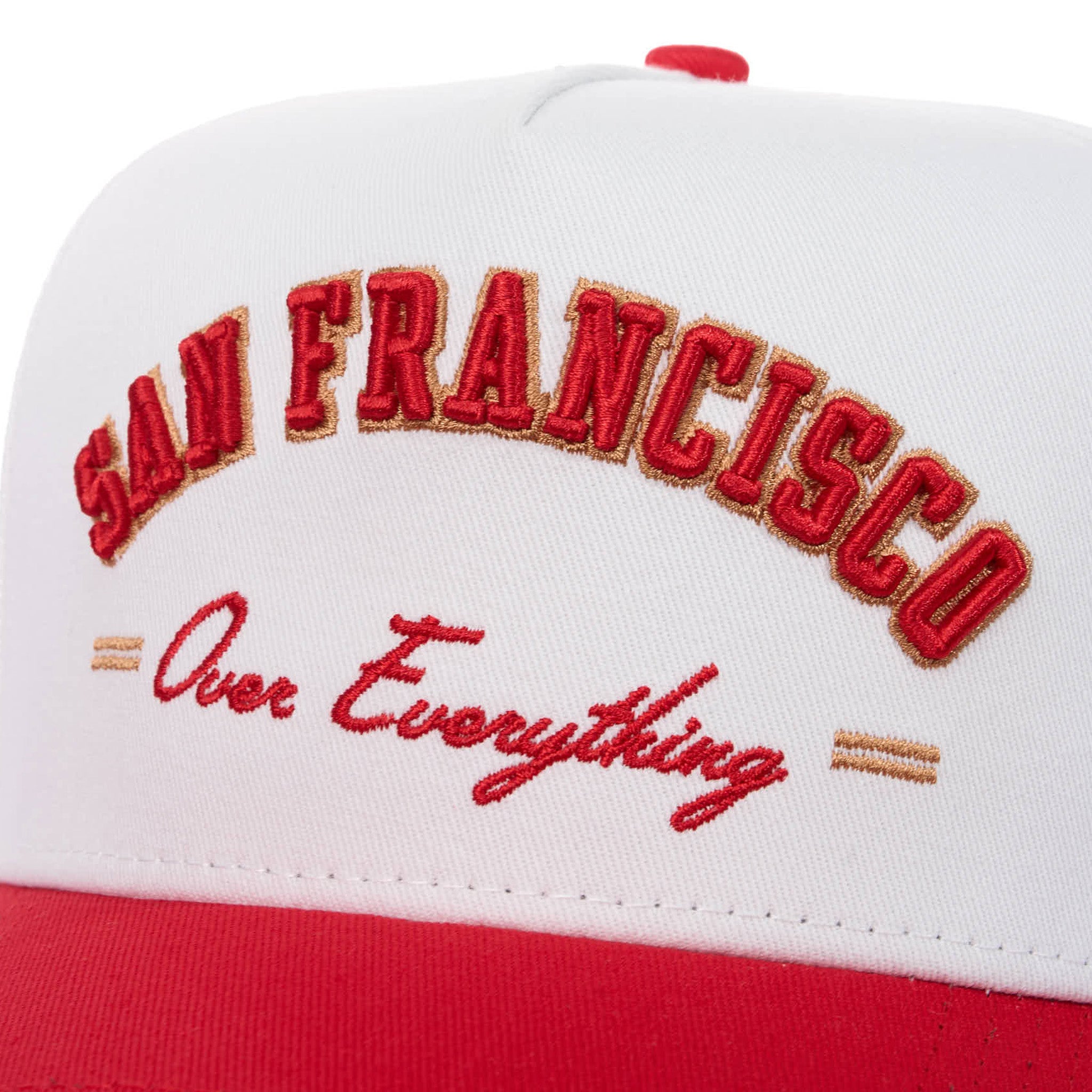 SAN FRANCISCO OVER EVERYTHING - WHITE/RED