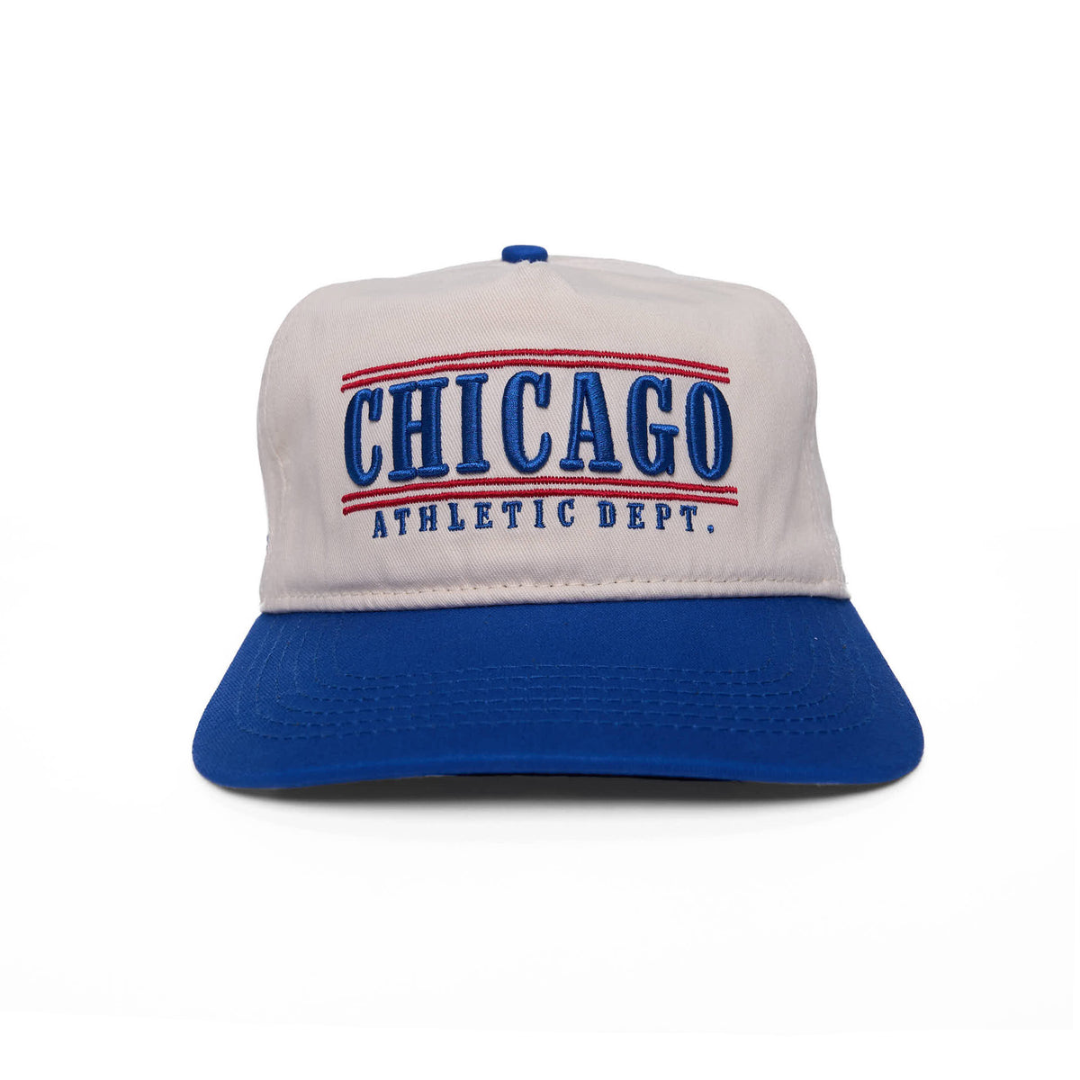 CHICAGO ATHLETIC DEPT. - CREAM/BLUE