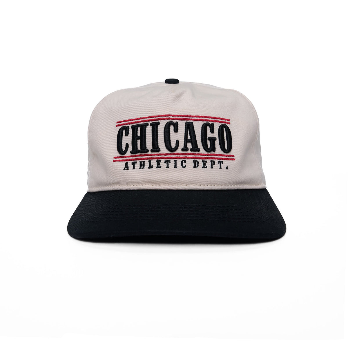 CHICAGO ATHLETIC DEPT. - CREAM/BLACK