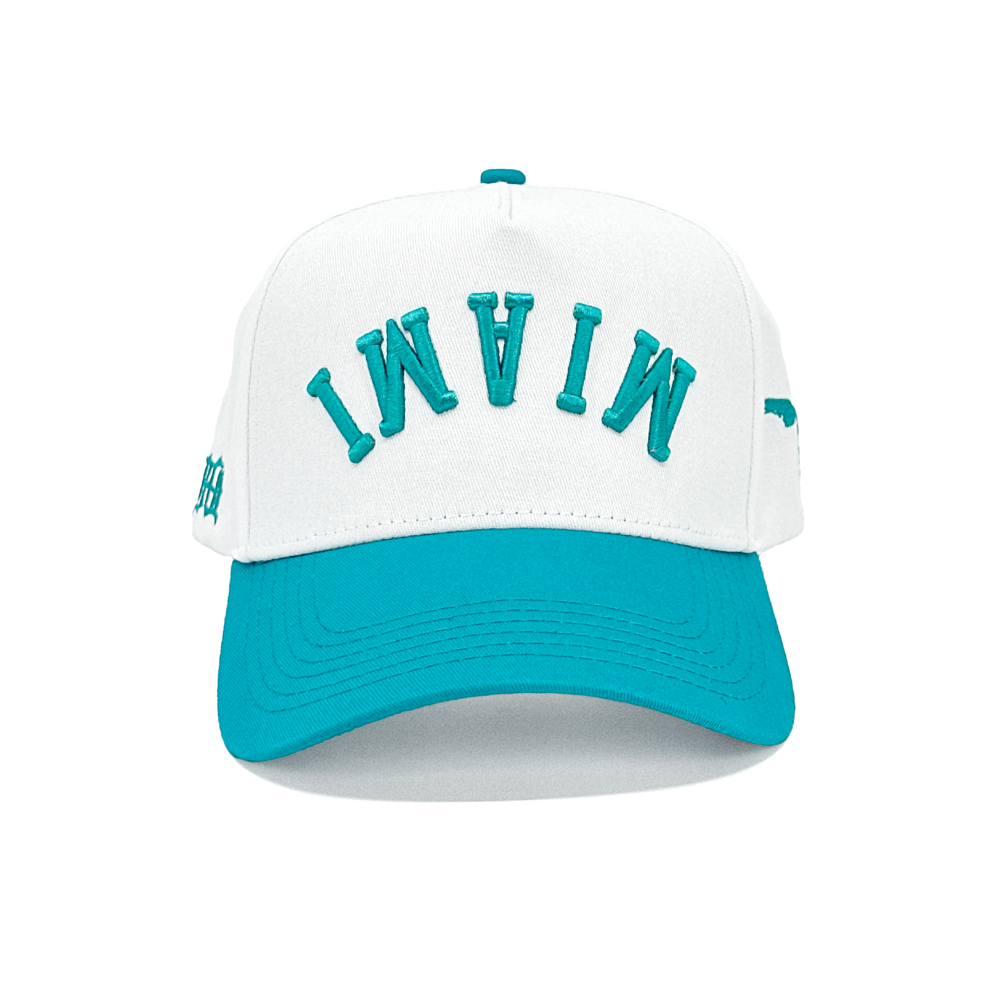 MIAMI UPSIDE DOWN - WHITE/AQUA