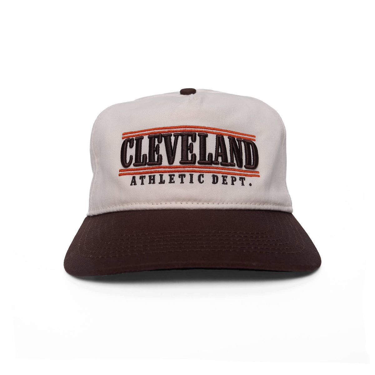 CLEVELAND ATHLETIC DEPT. - CREAM/BROWN