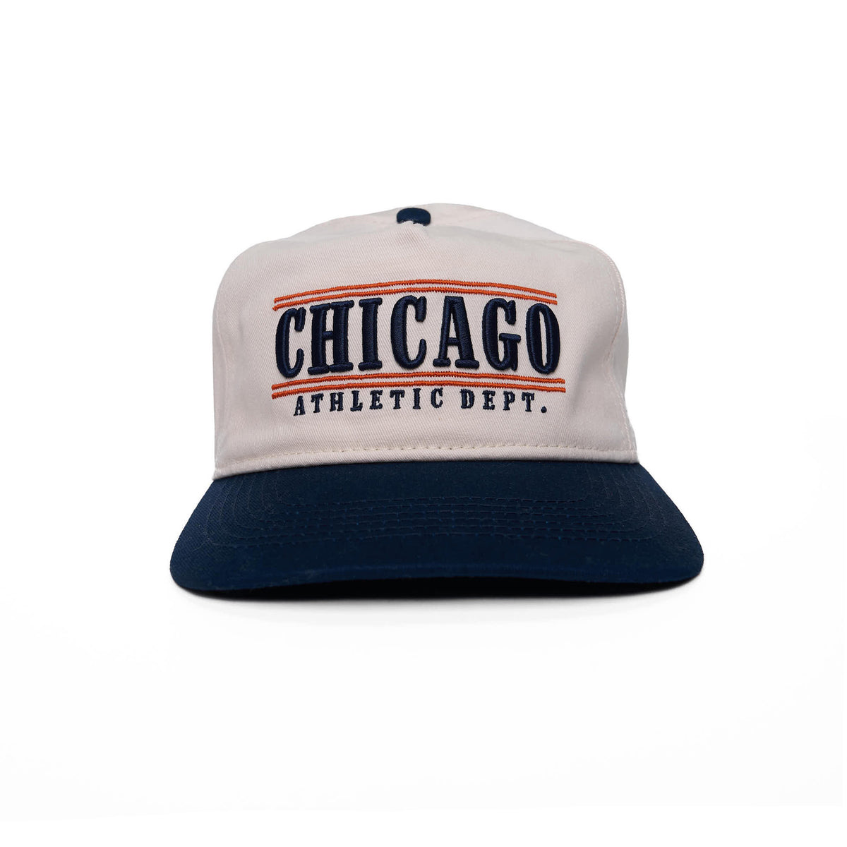 CHICAGO ATHLETIC DEPT. - CREAM/NAVY