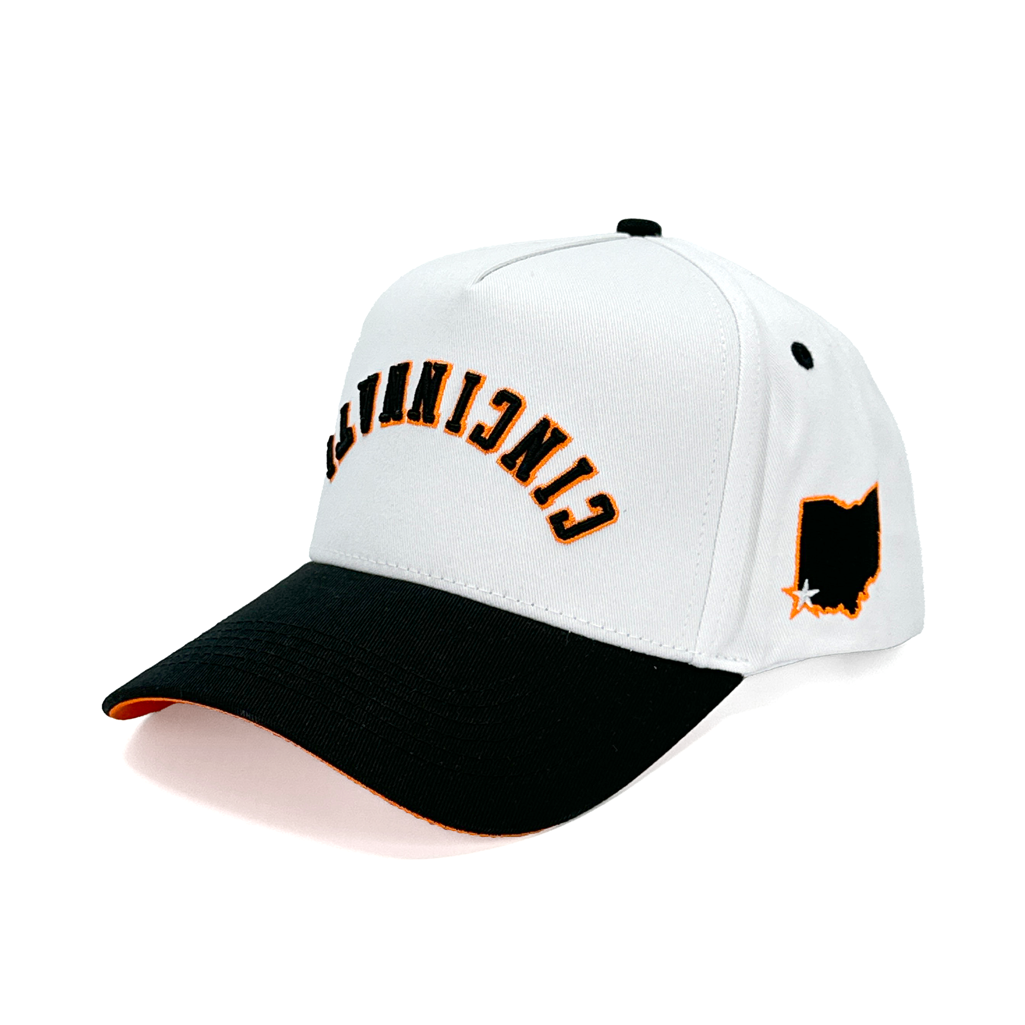 CINCINNATI UPSIDE DOWN - WHITE/BLACK