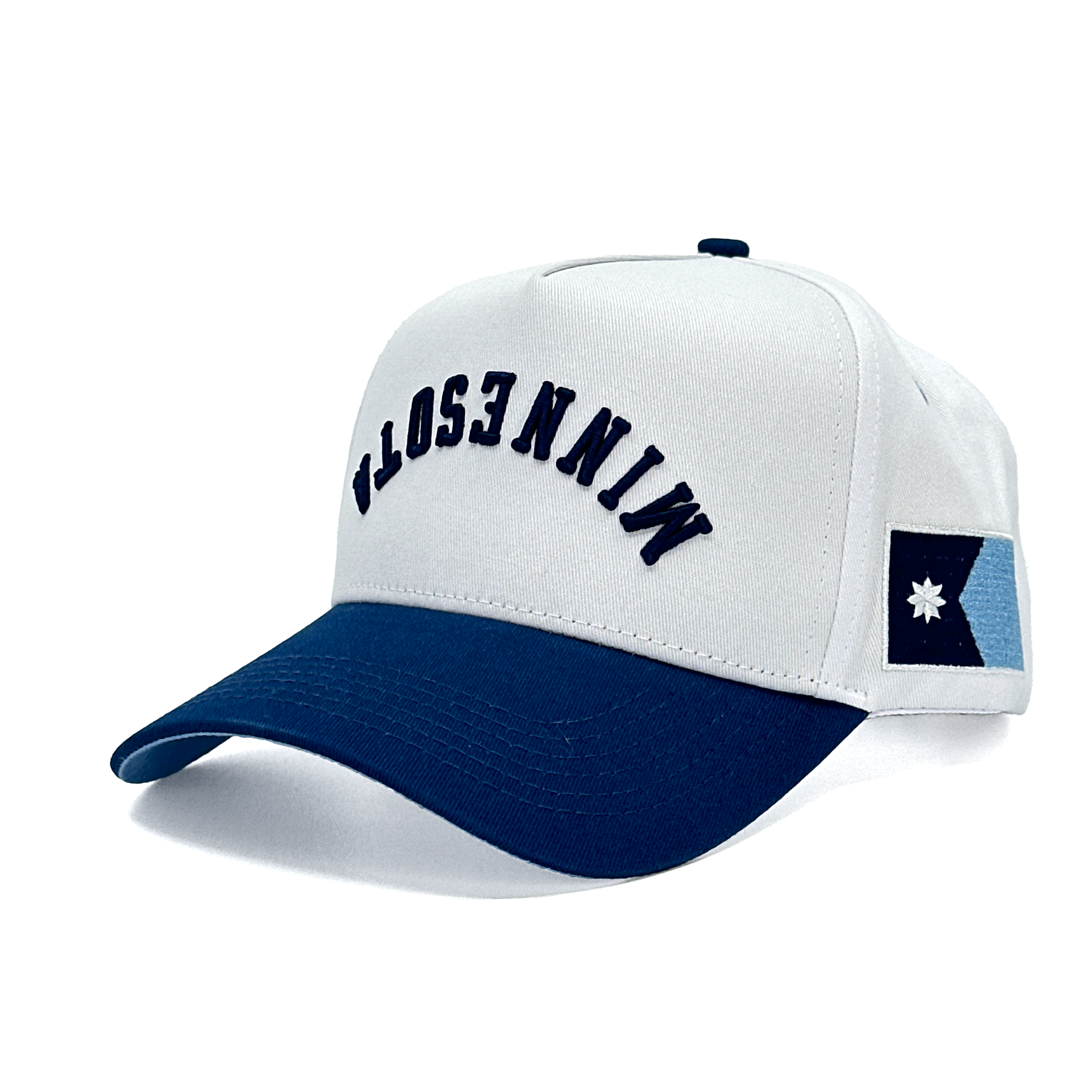 MINNESOTA UPSIDE DOWN - WHITE/NAVY