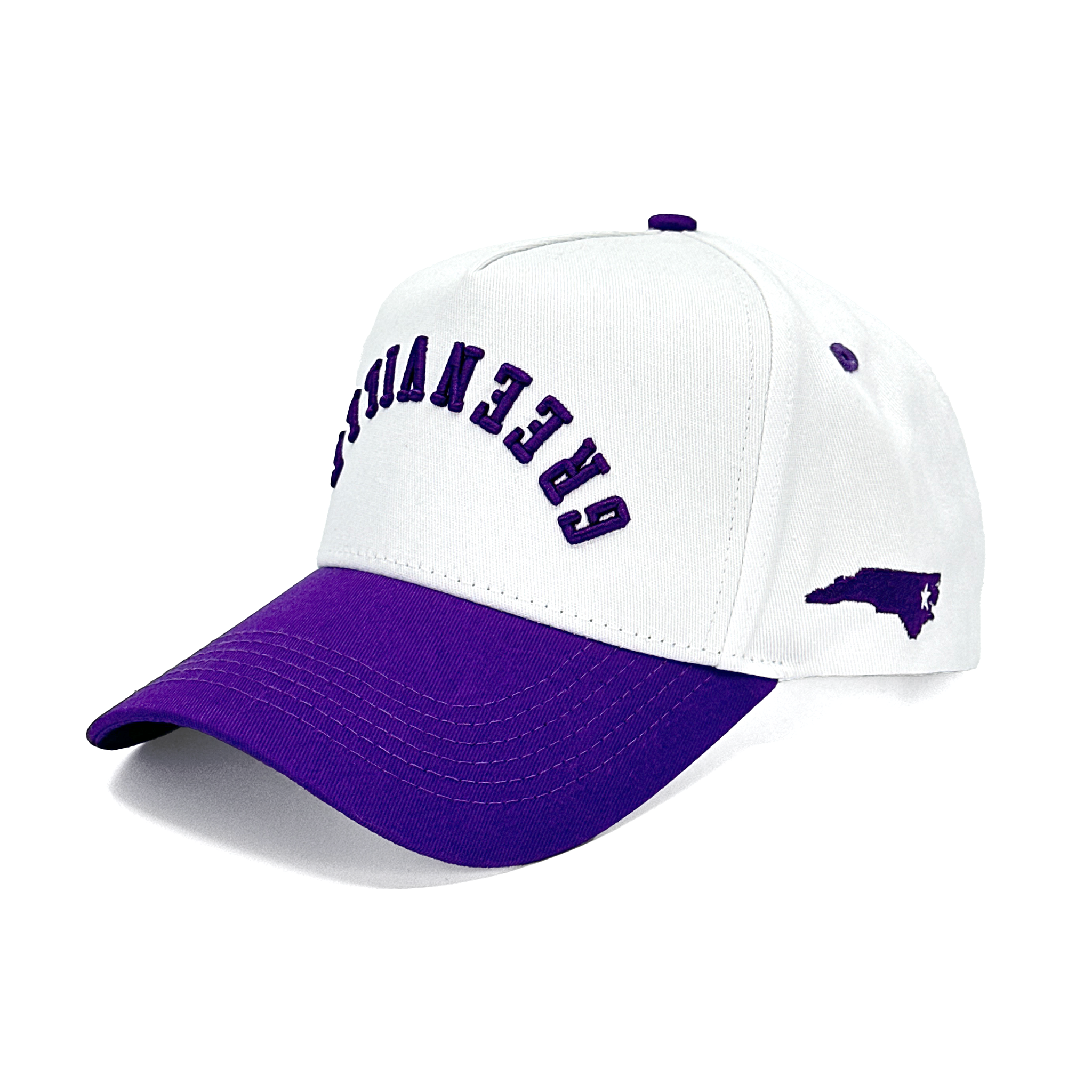 GREENVILLE UPSIDE DOWN - WHITE/PURPLE