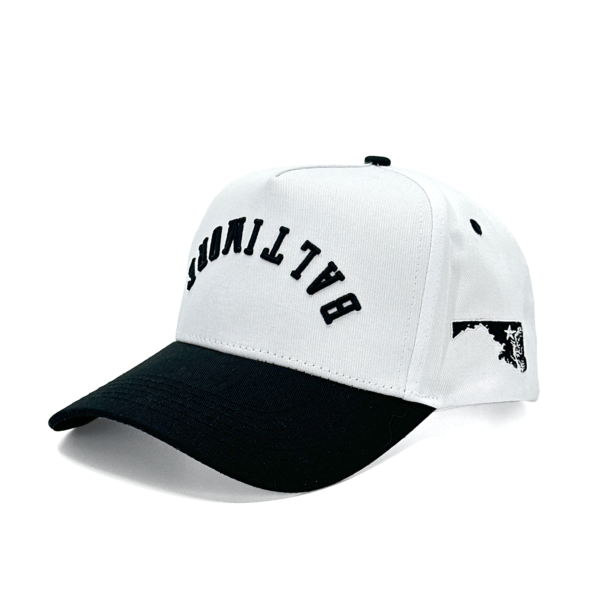 BALTIMORE UPSIDE DOWN - WHITE/BLACK