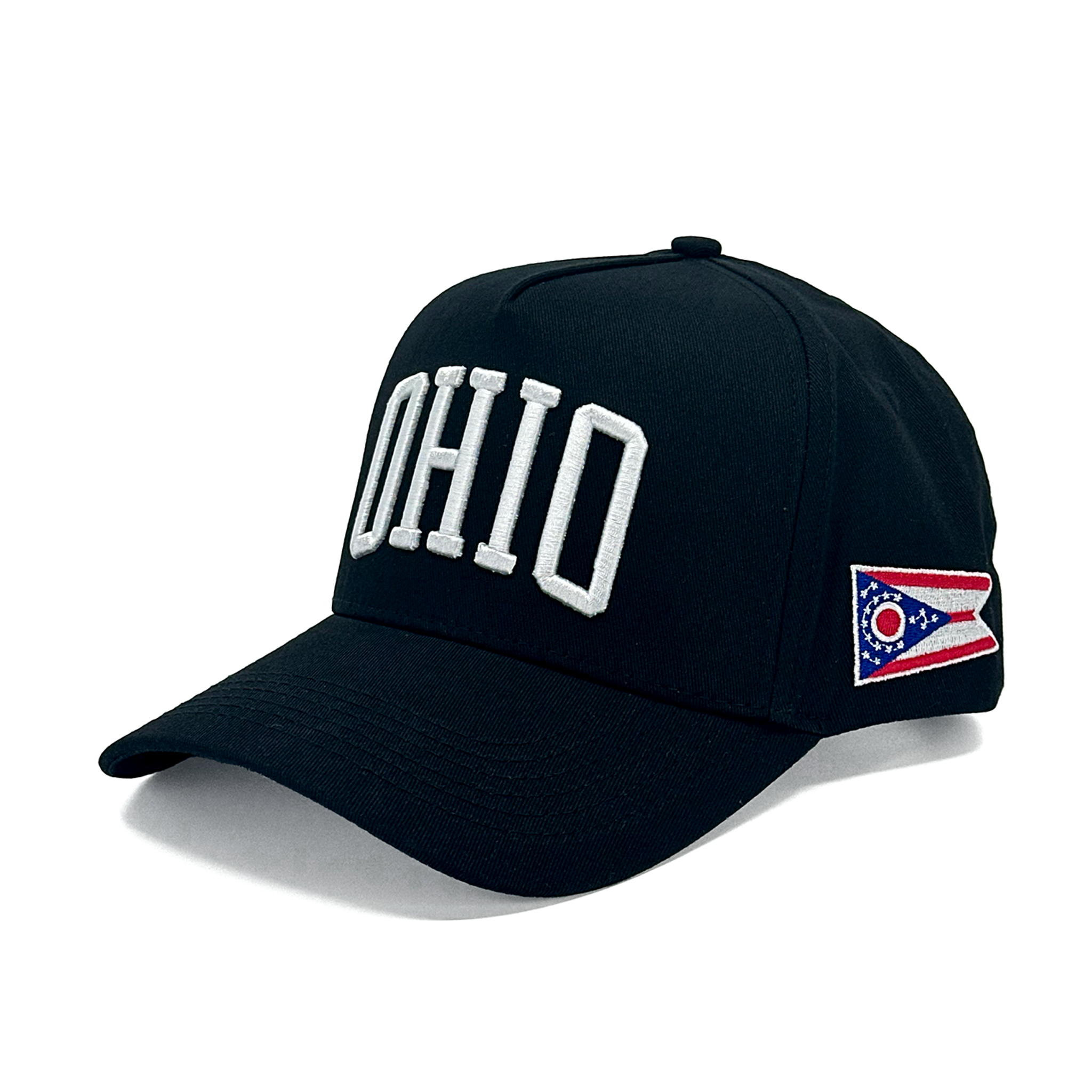 OHIO FLAG - BLACK