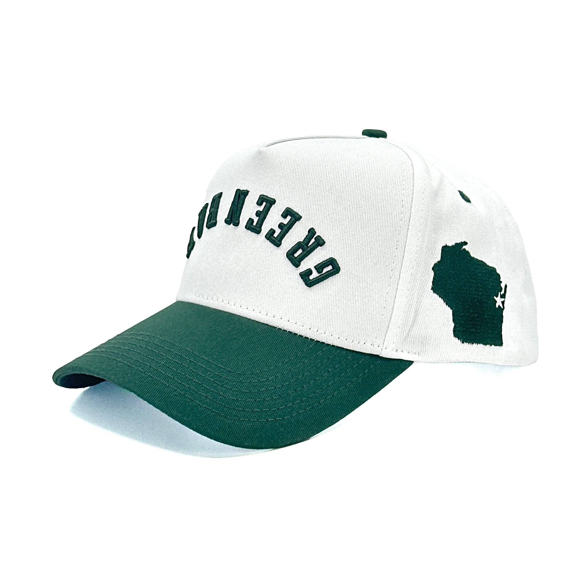 GREEN BAY UPSIDE DOWN - WHITE/GREEN