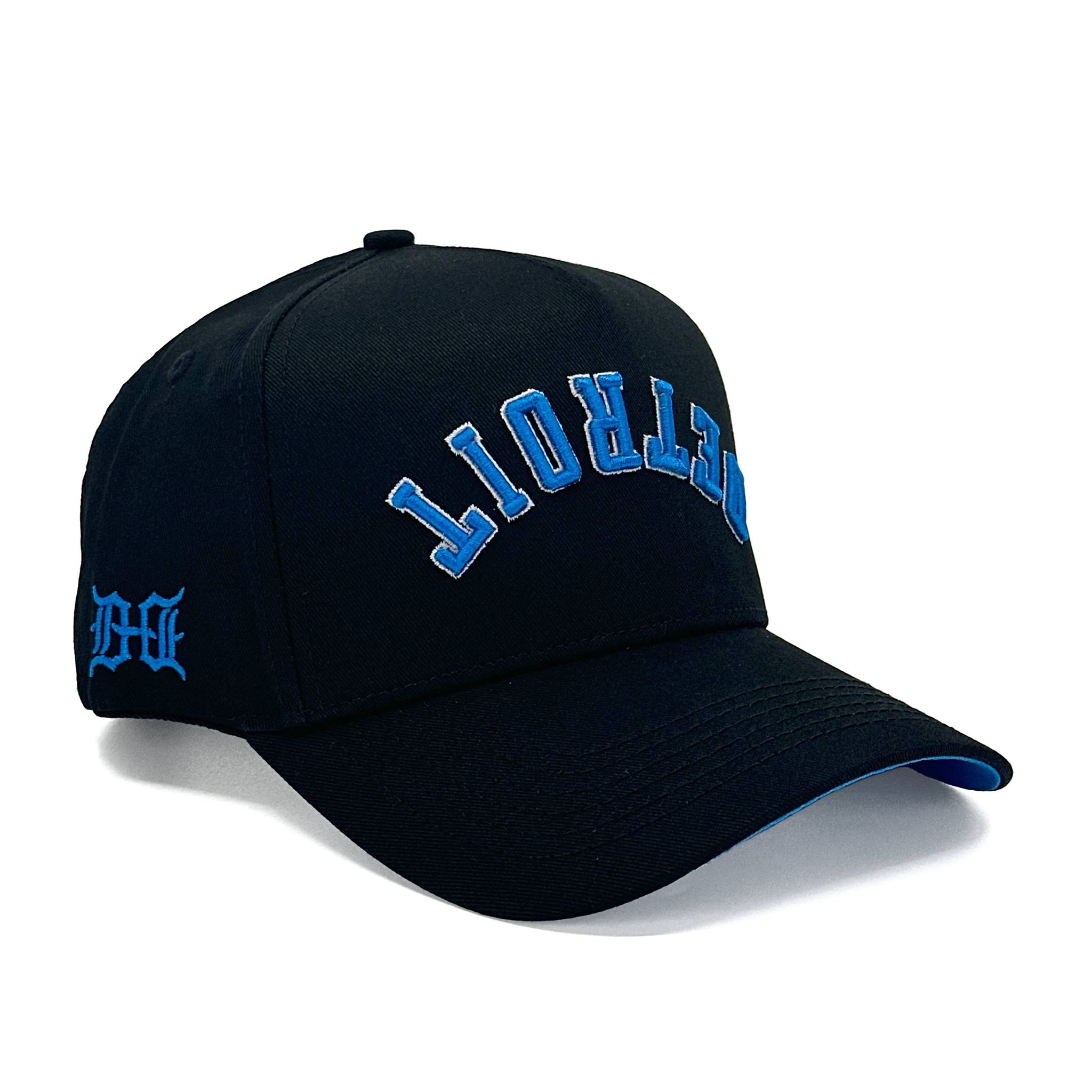 DETROIT UPSIDE DOWN - BLACK/BLUE