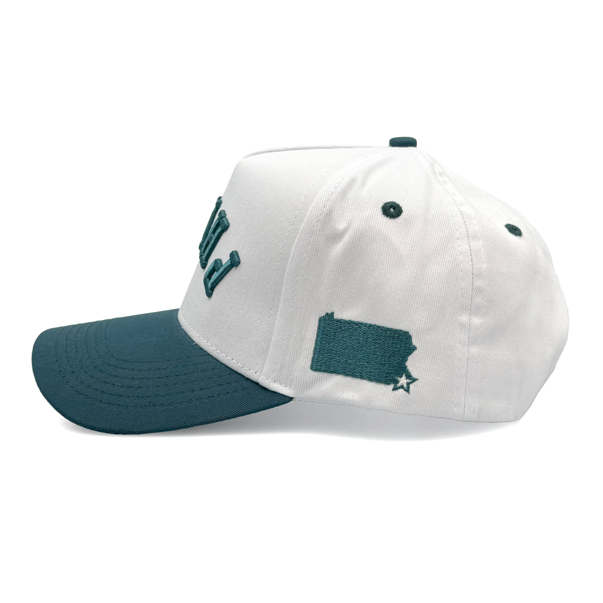 PHILLY UPSIDE DOWN - WHITE/DARK GREEN