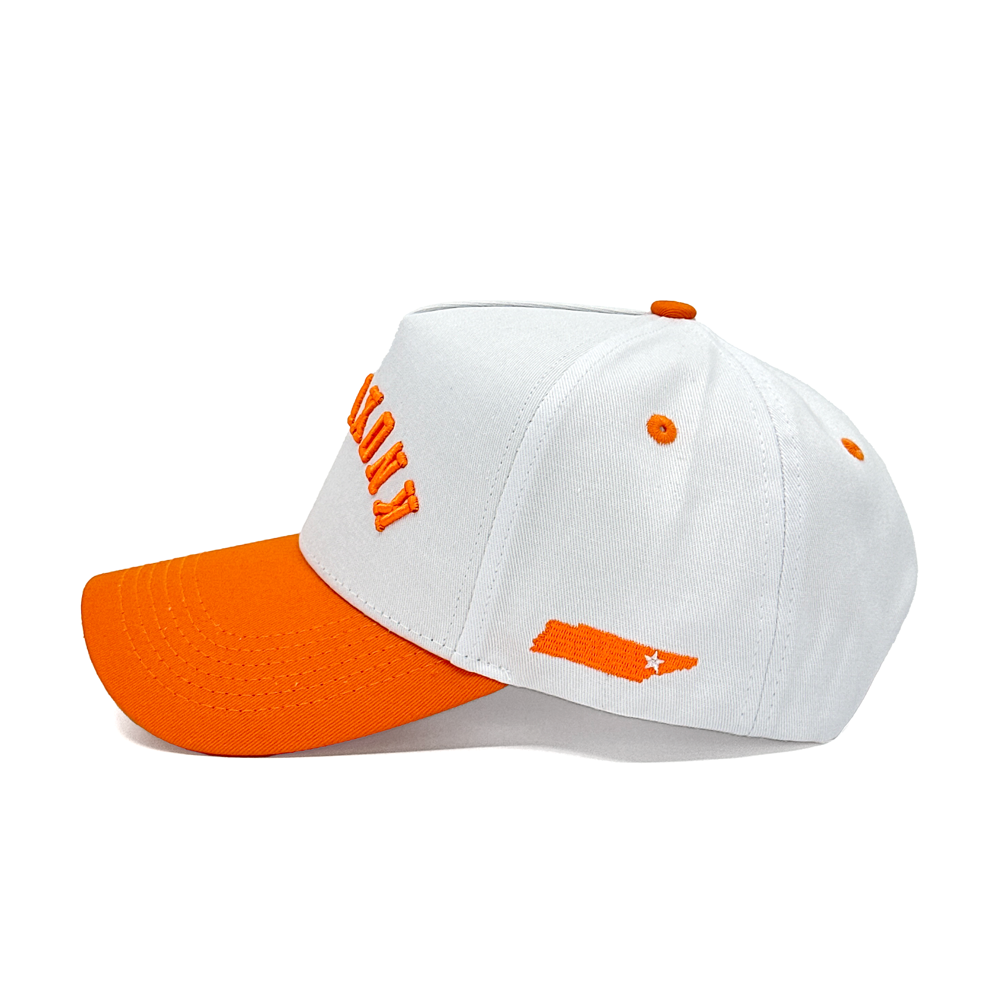 KNOXVILLE UPSIDE DOWN - WHITE/ORANGE