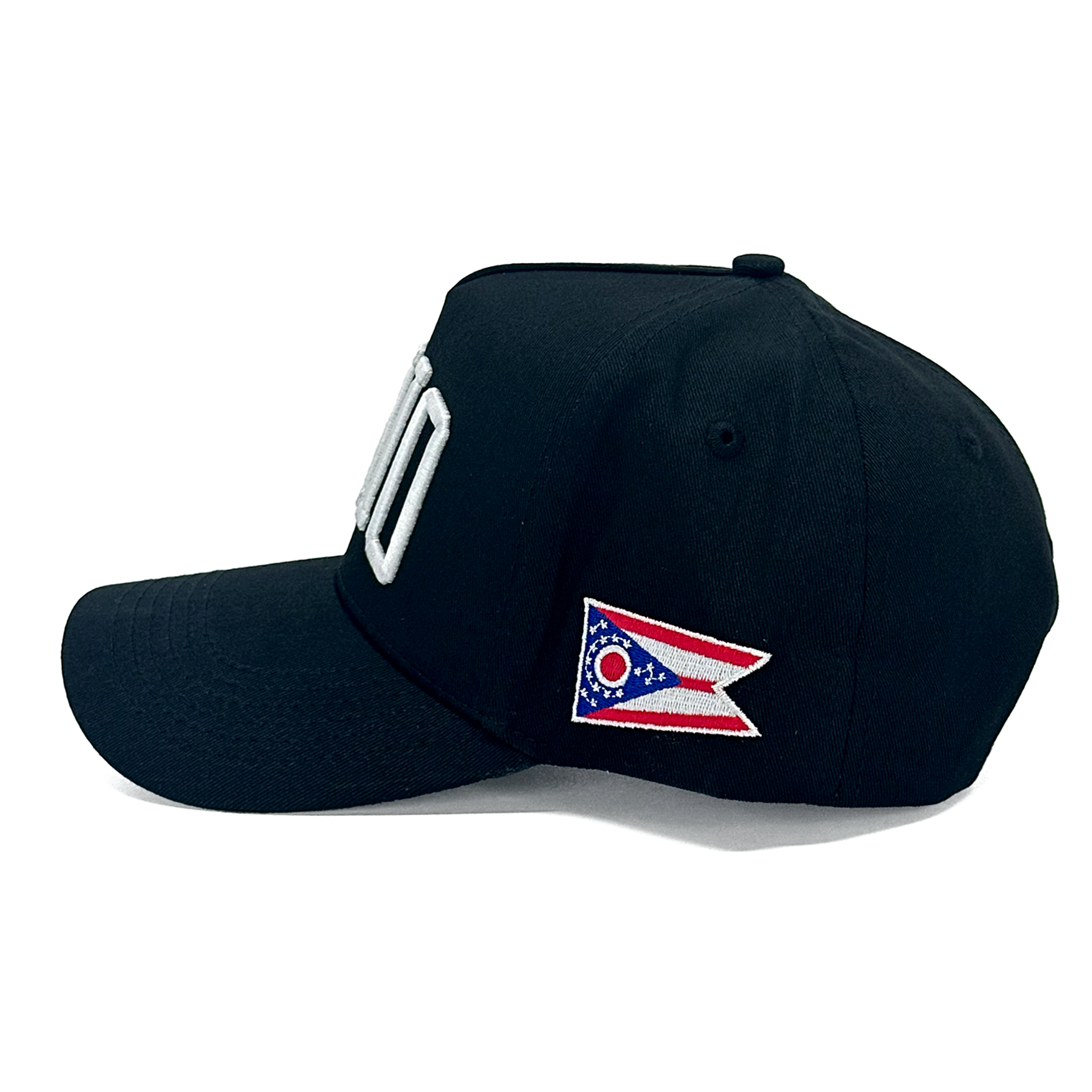 OHIO FLAG - BLACK