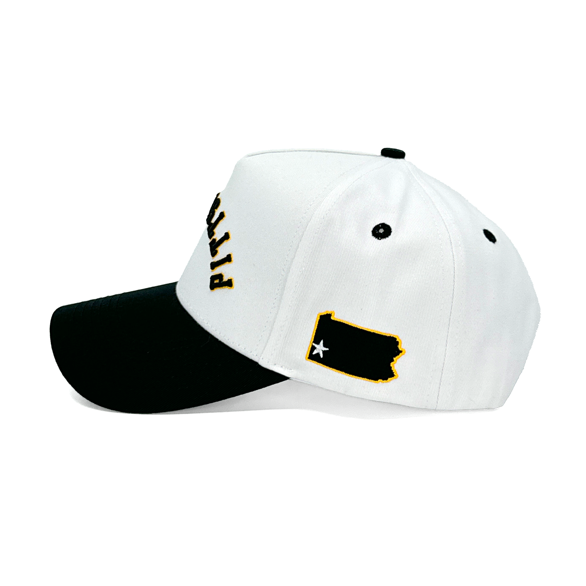 PITTSBURGH UPSIDE DOWN - WHITE/BLACK