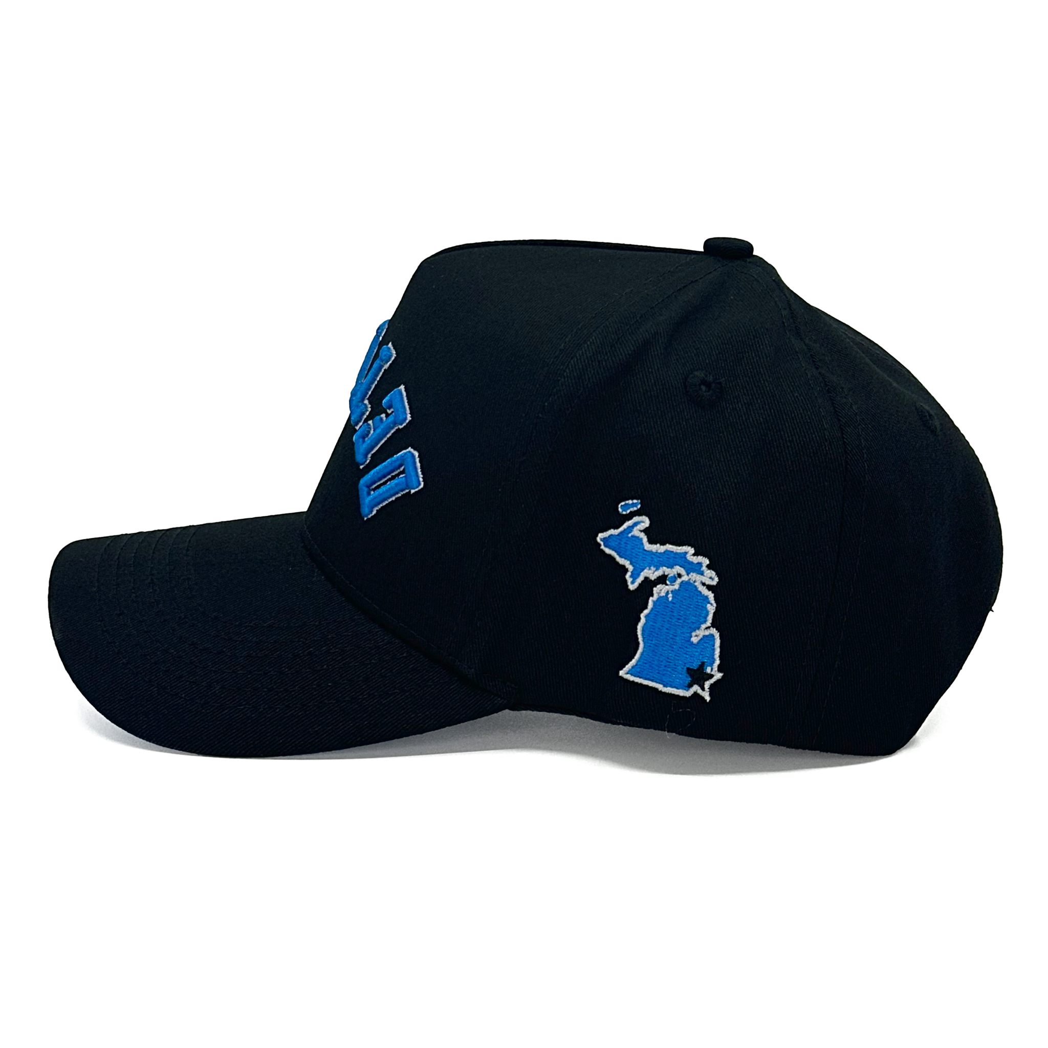 DETROIT UPSIDE DOWN - BLACK/BLUE