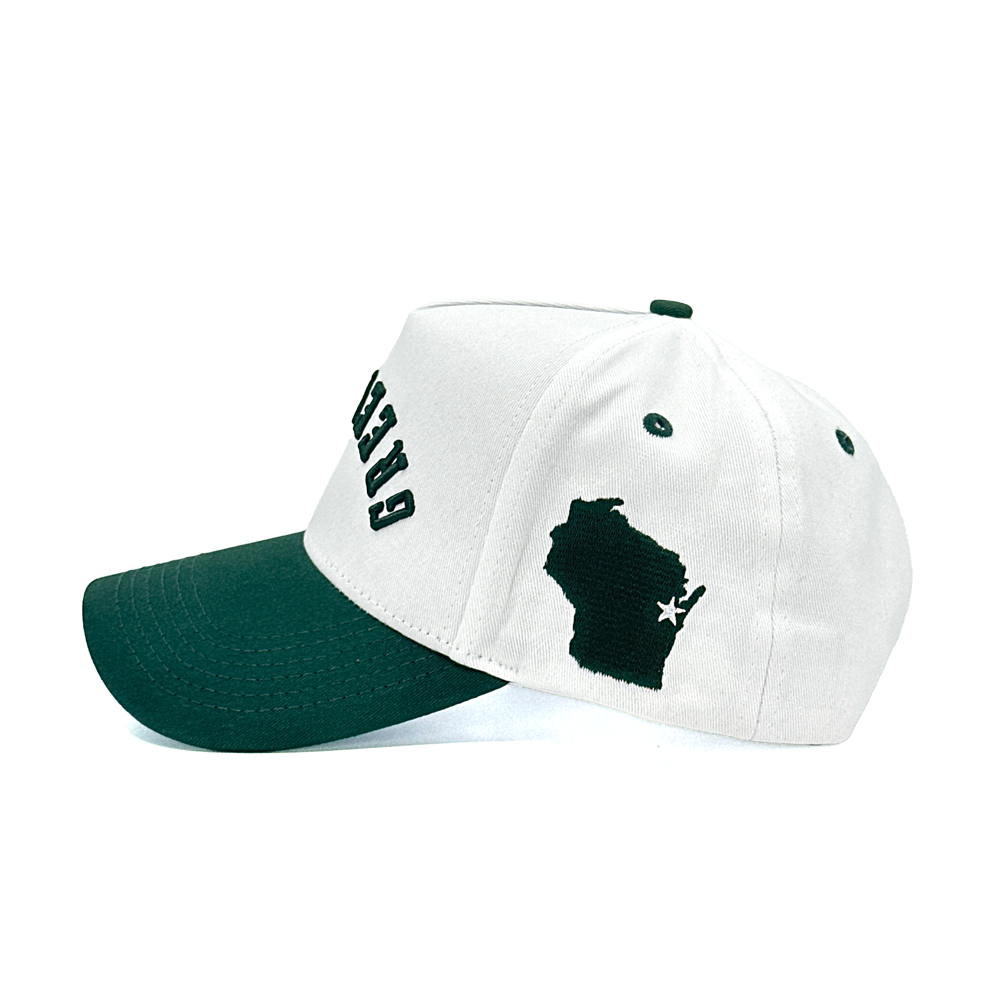 GREEN BAY UPSIDE DOWN - WHITE/GREEN