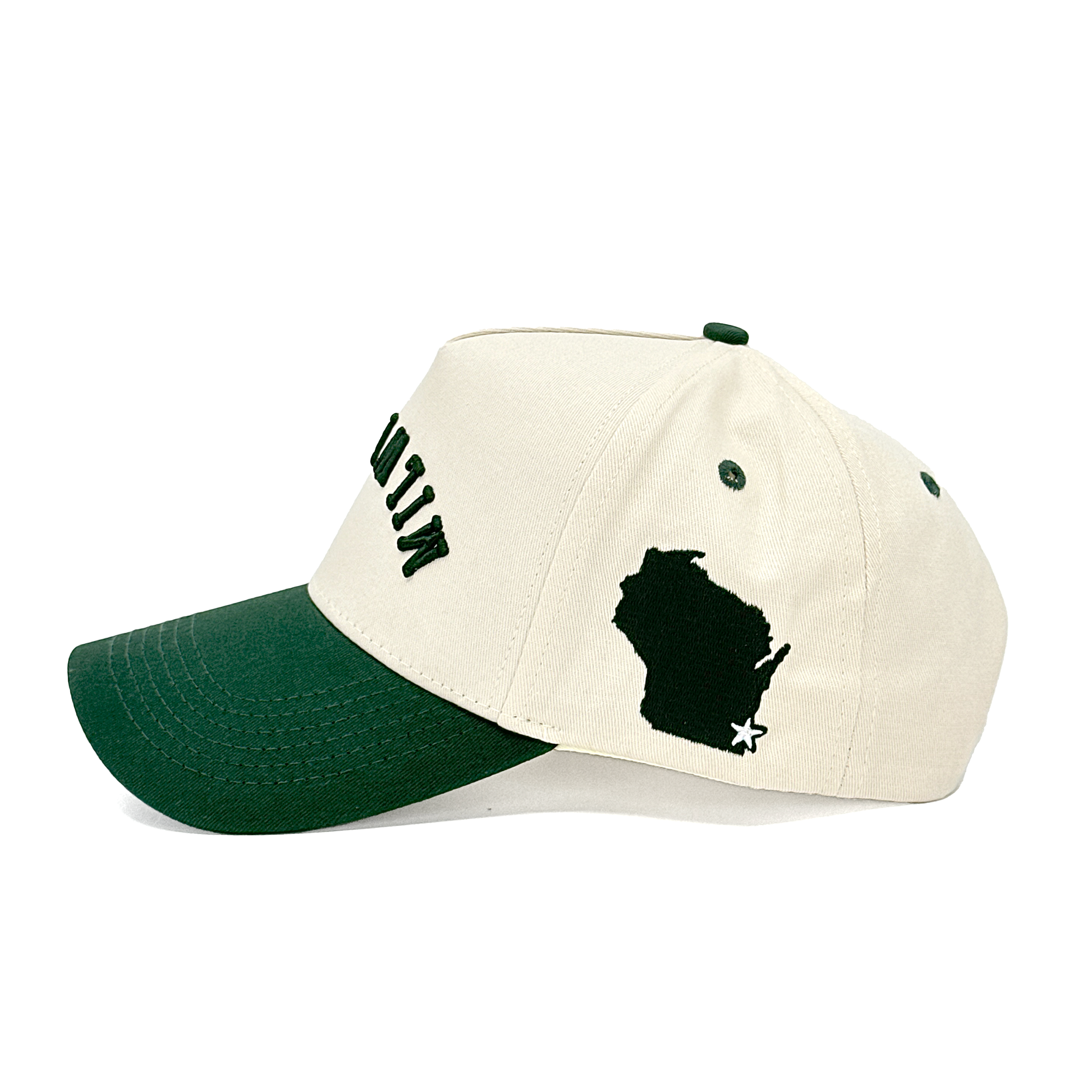 MILWAUKEE UPSIDE DOWN - CREAM/GREEN