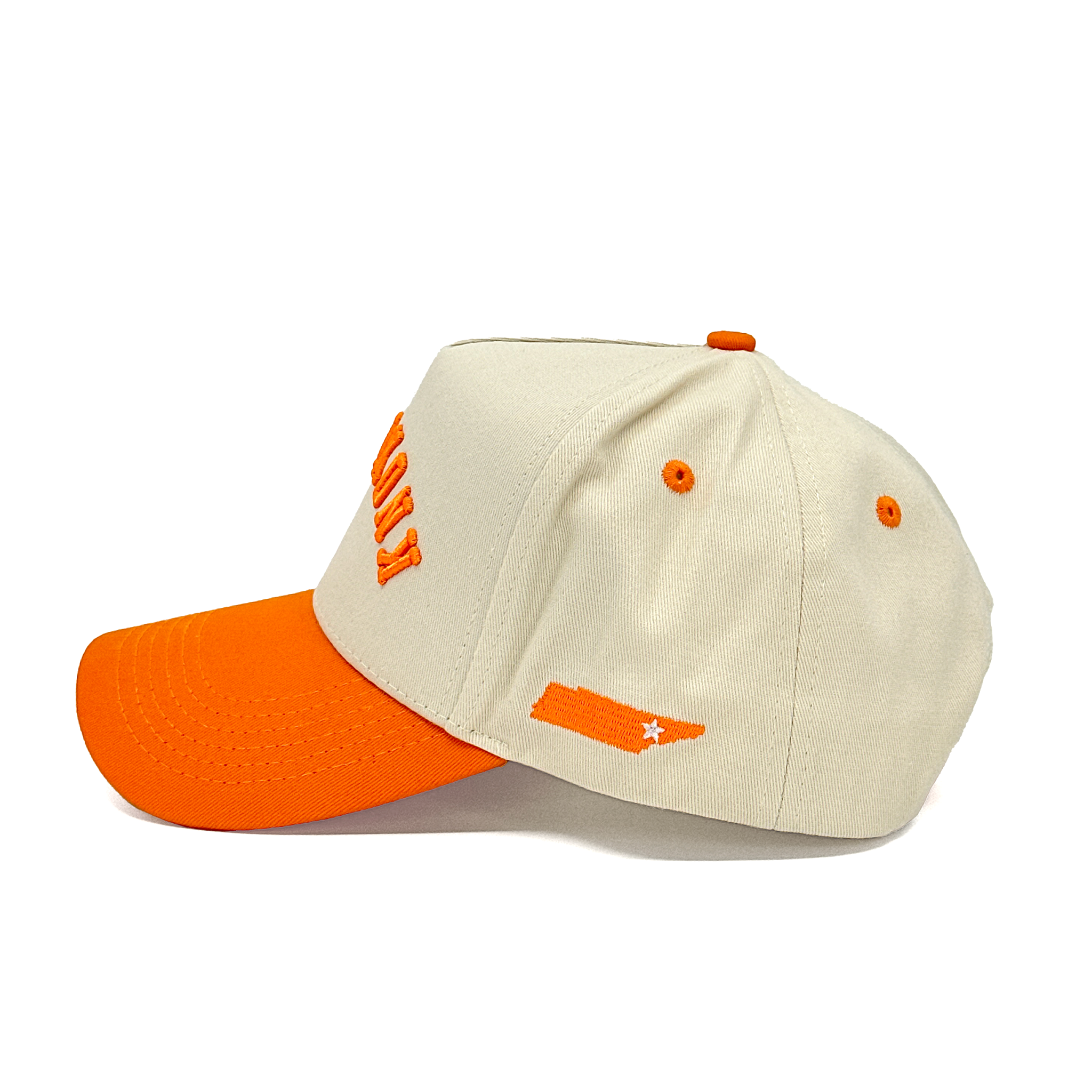 KNOXVILLE UPSIDE DOWN - CREAM/ORANGE