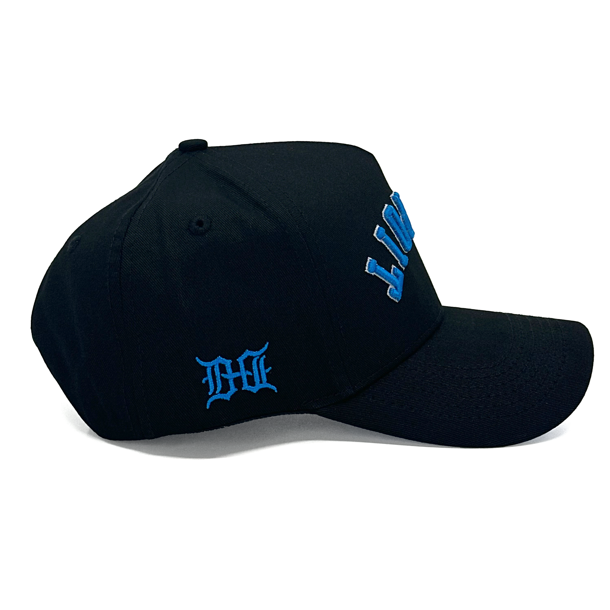 DETROIT UPSIDE DOWN - BLACK/BLUE