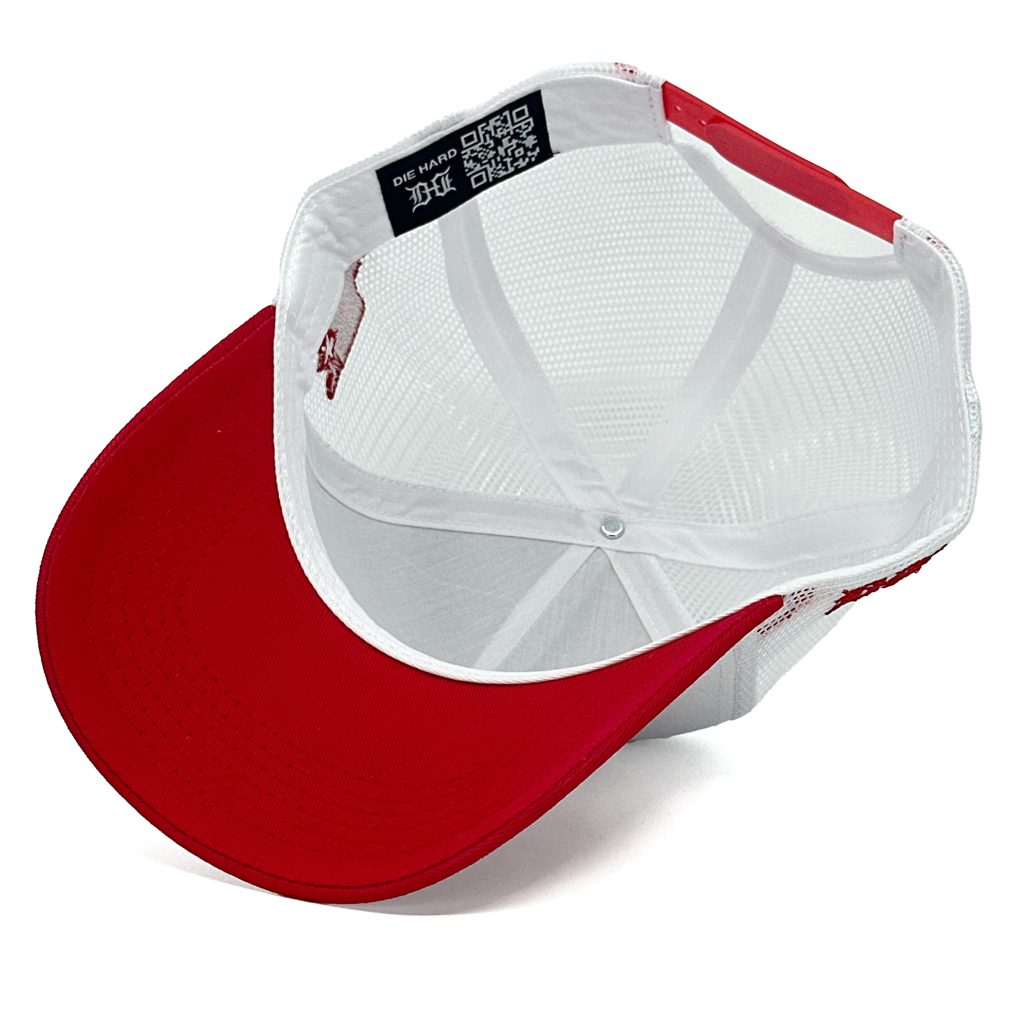 KANSAS CITY UPSIDE DOWN TRUCKER - WHITE/RED