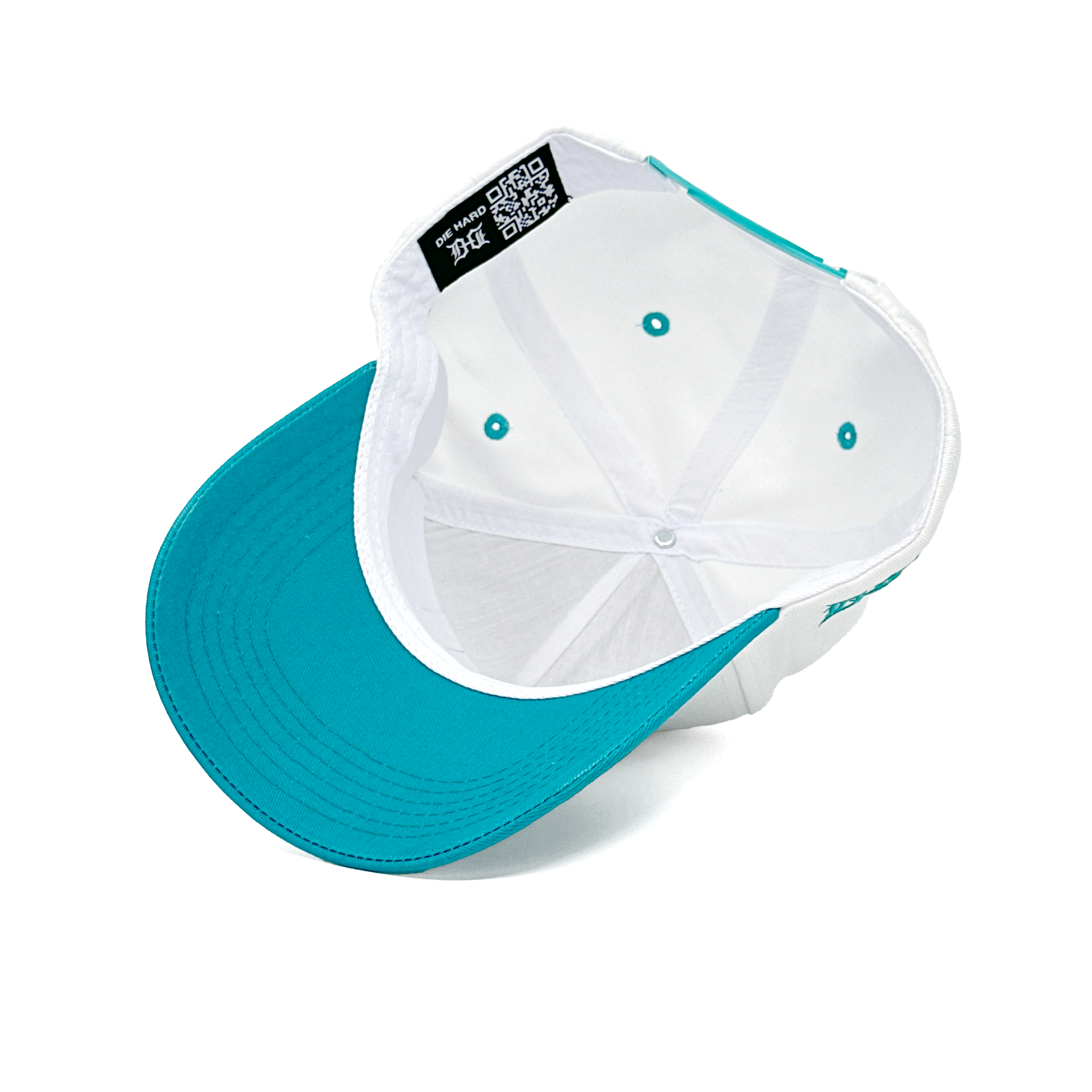 MIAMI UPSIDE DOWN - WHITE/AQUA