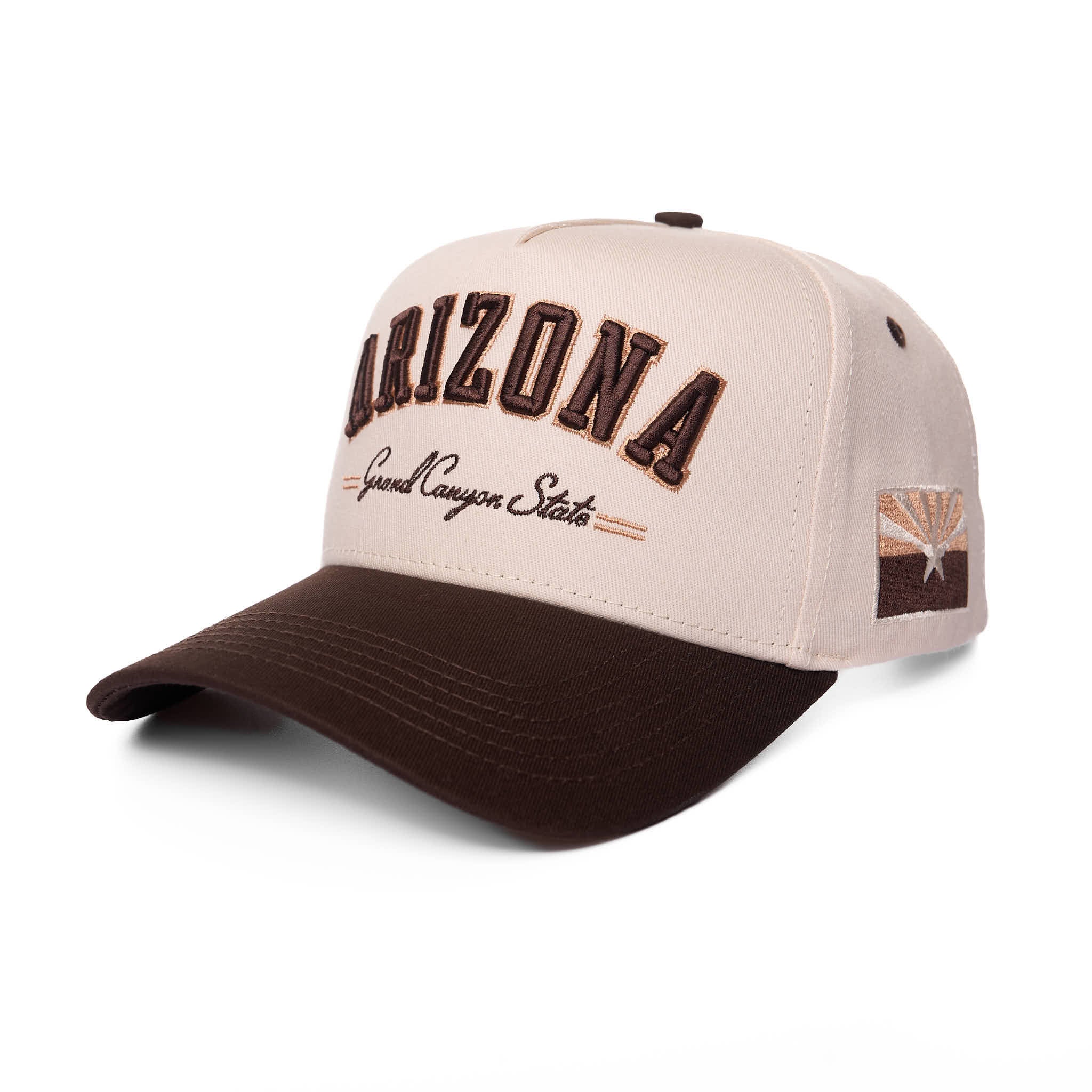 ARIZONA GRAND CANYON STATE - CREAM/BROWN