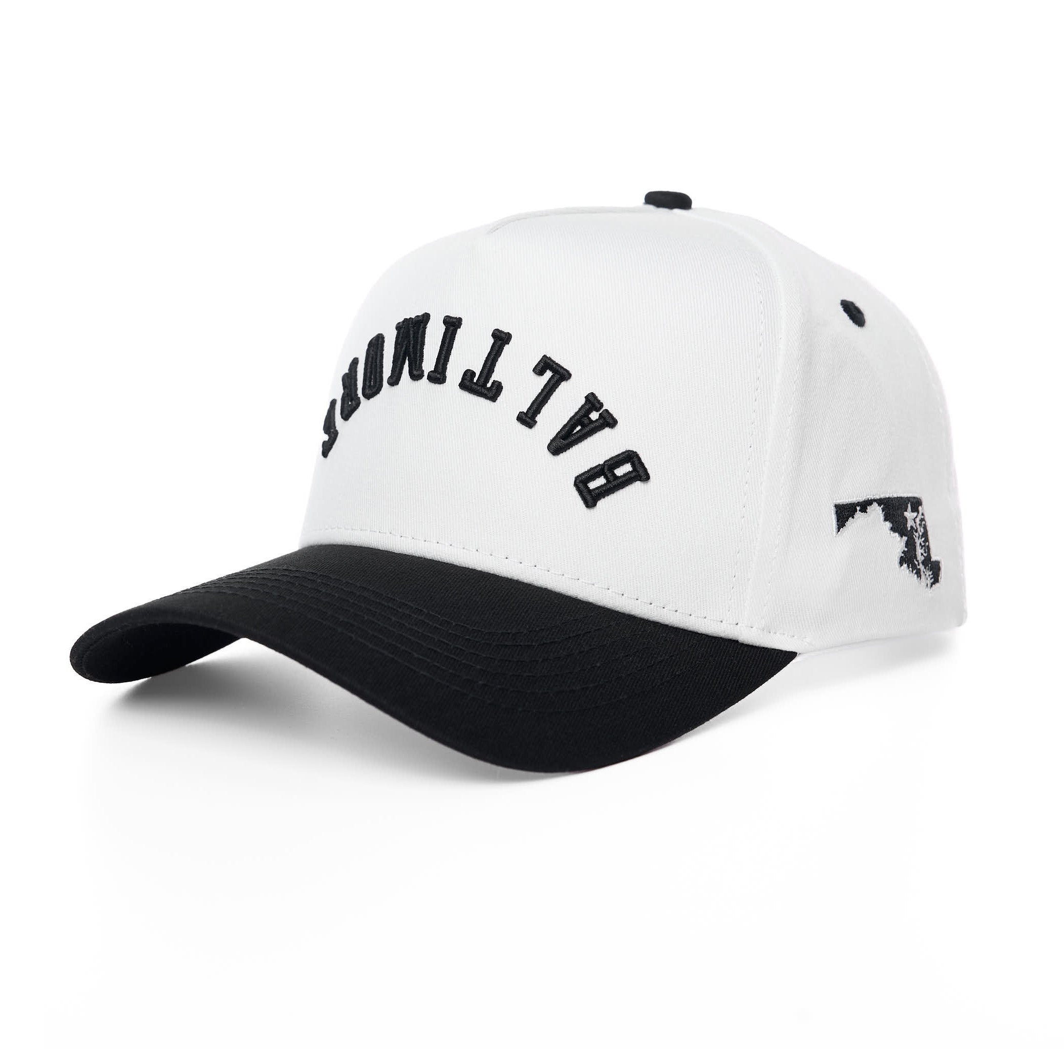 BALTIMORE UPSIDE DOWN - WHITE/BLACK