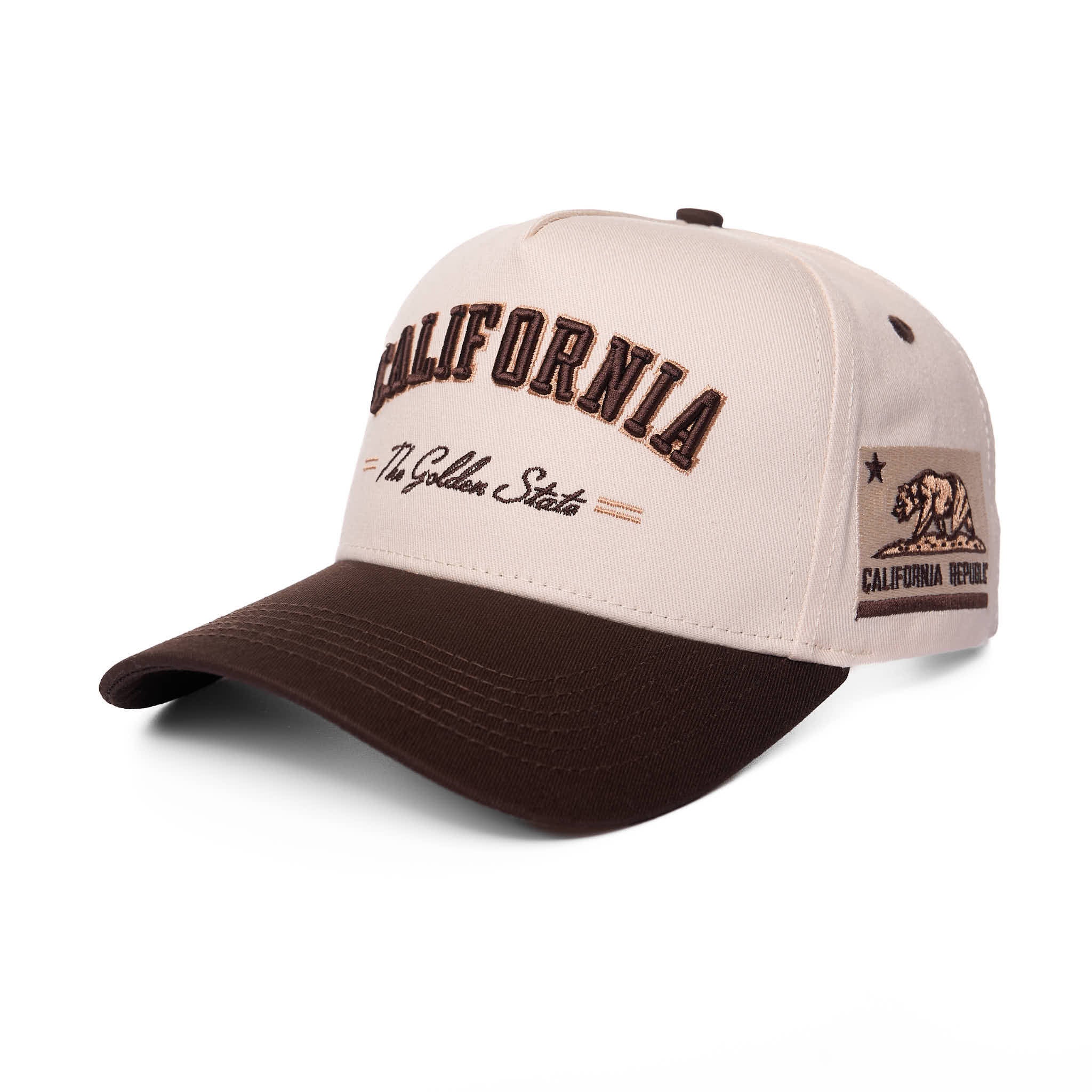 CALIFORNIA THE GOLDEN STATE - CREAM/BROWN
