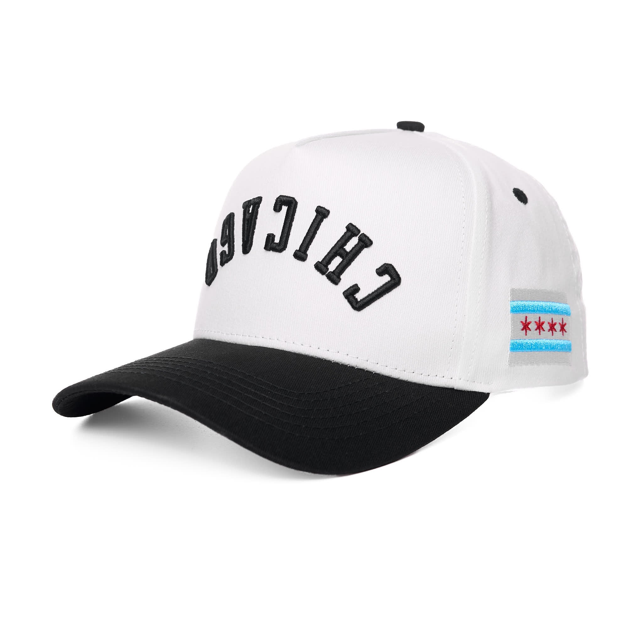 CHICAGO UPSIDE DOWN - WHITE/BLACK