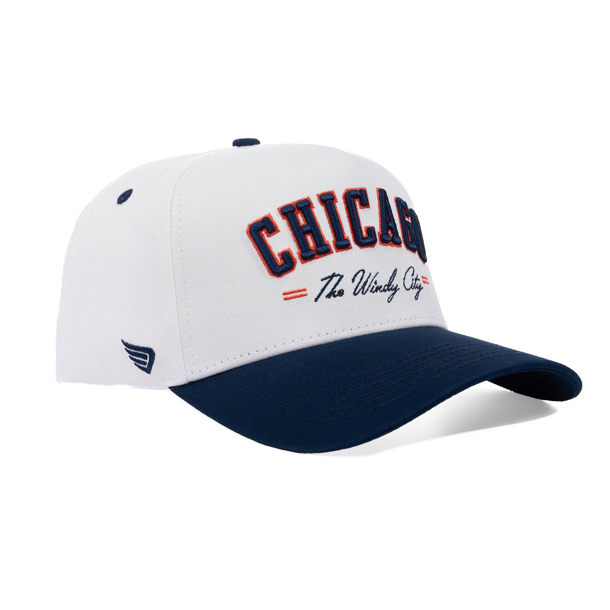 CHICAGO THE WINDY CITY - WHITE/NAVY