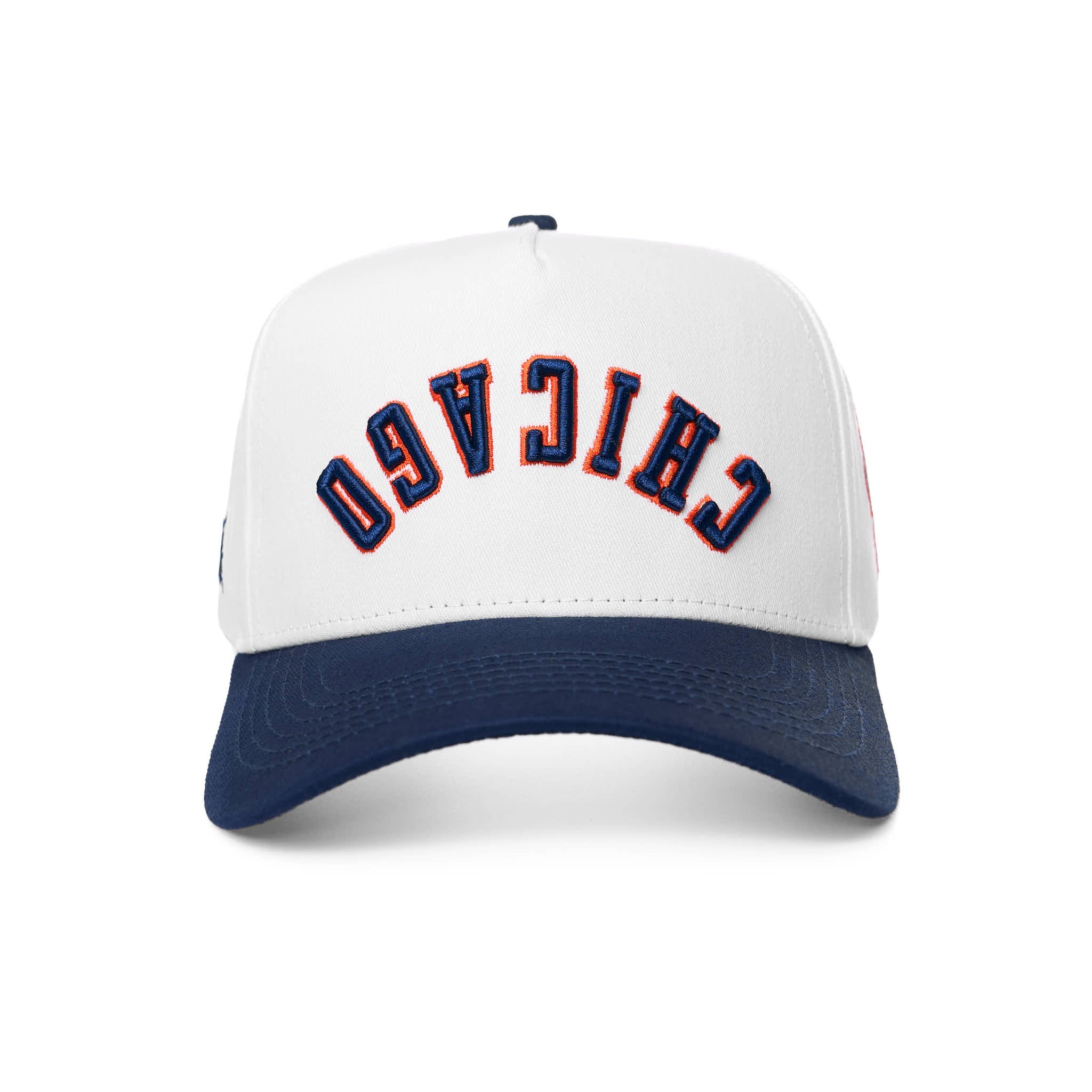 CHICAGO UPSIDE DOWN - WHITE/NAVY