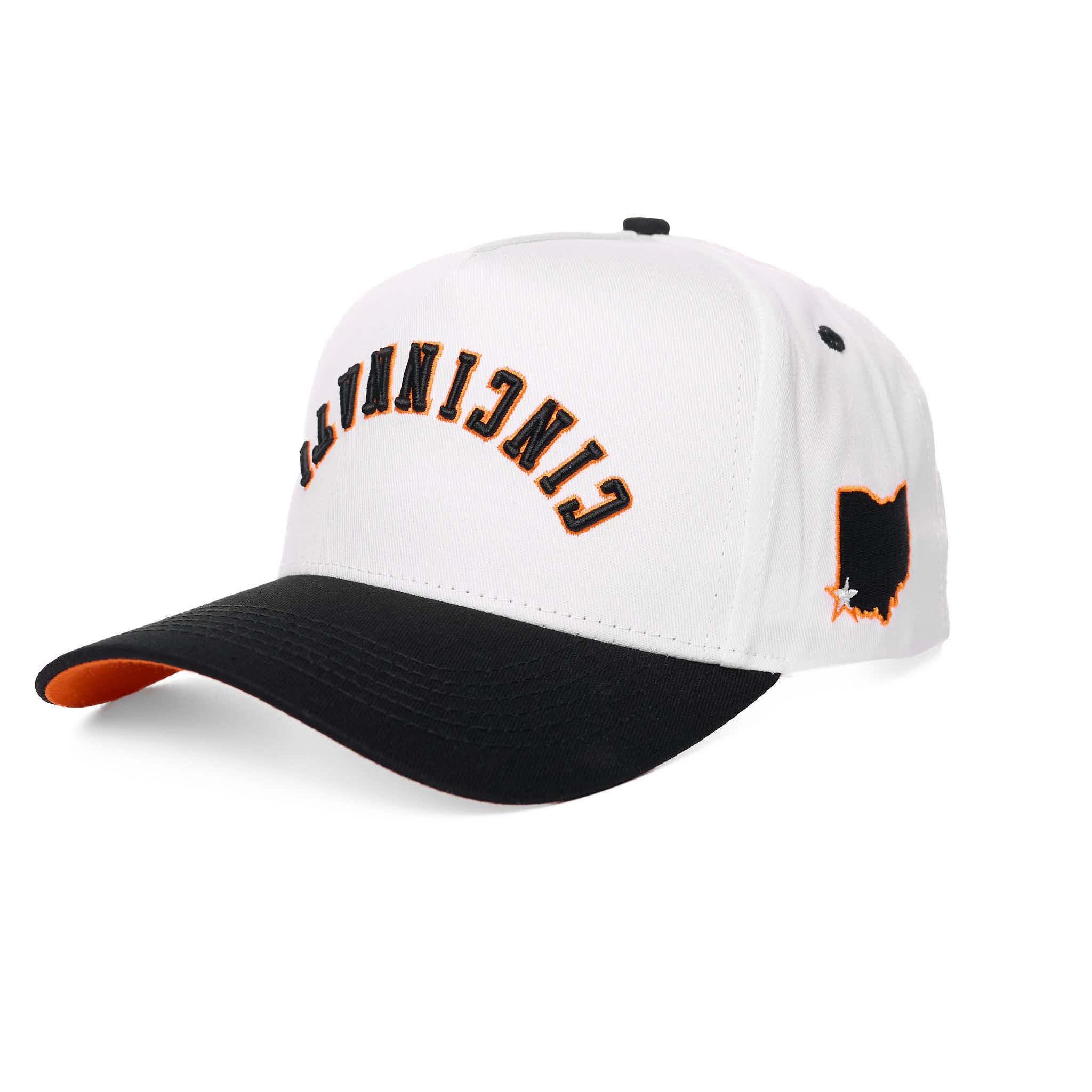 CINCINNATI UPSIDE DOWN - WHITE/BLACK