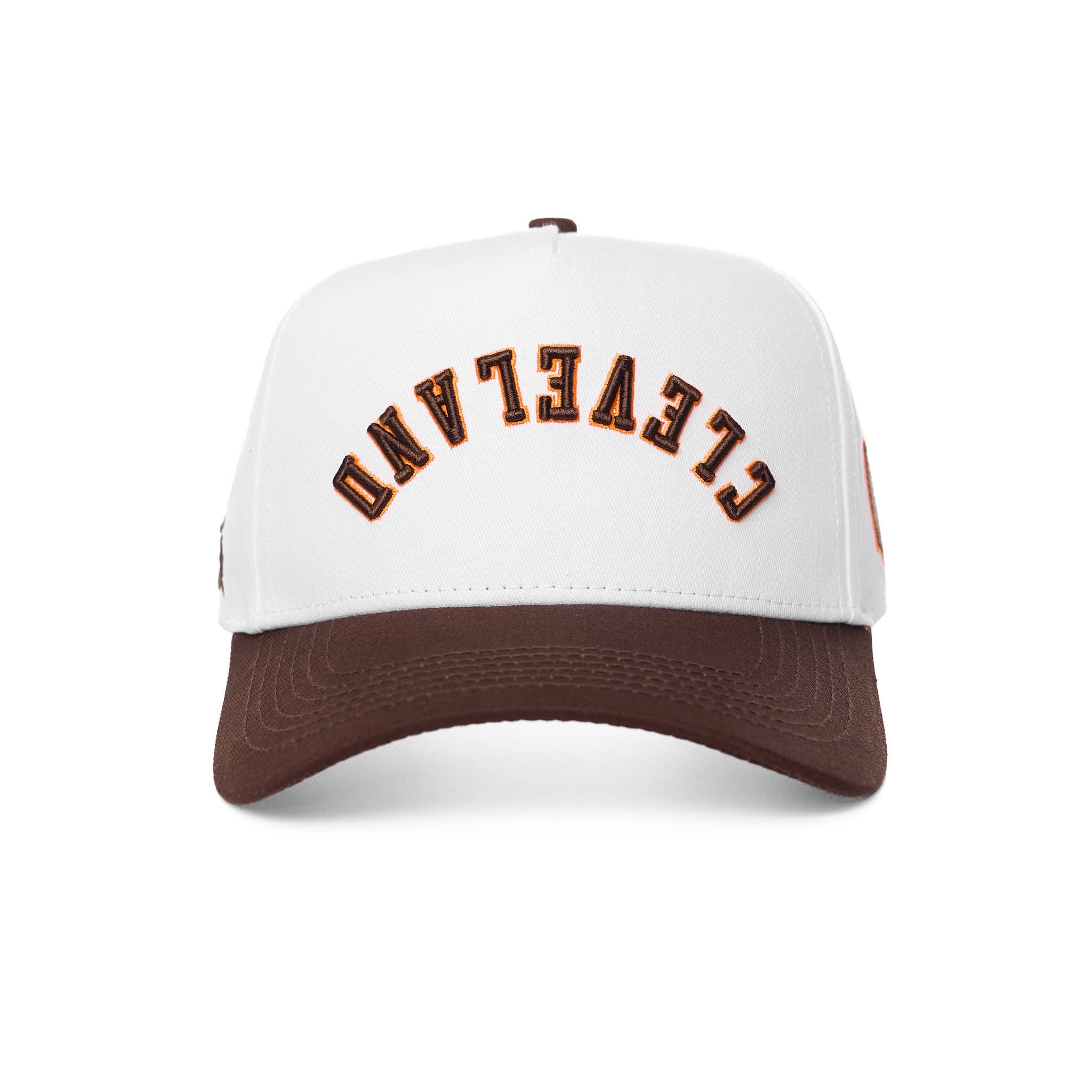 CLEVELAND UPSIDE DOWN - WHITE/BROWN