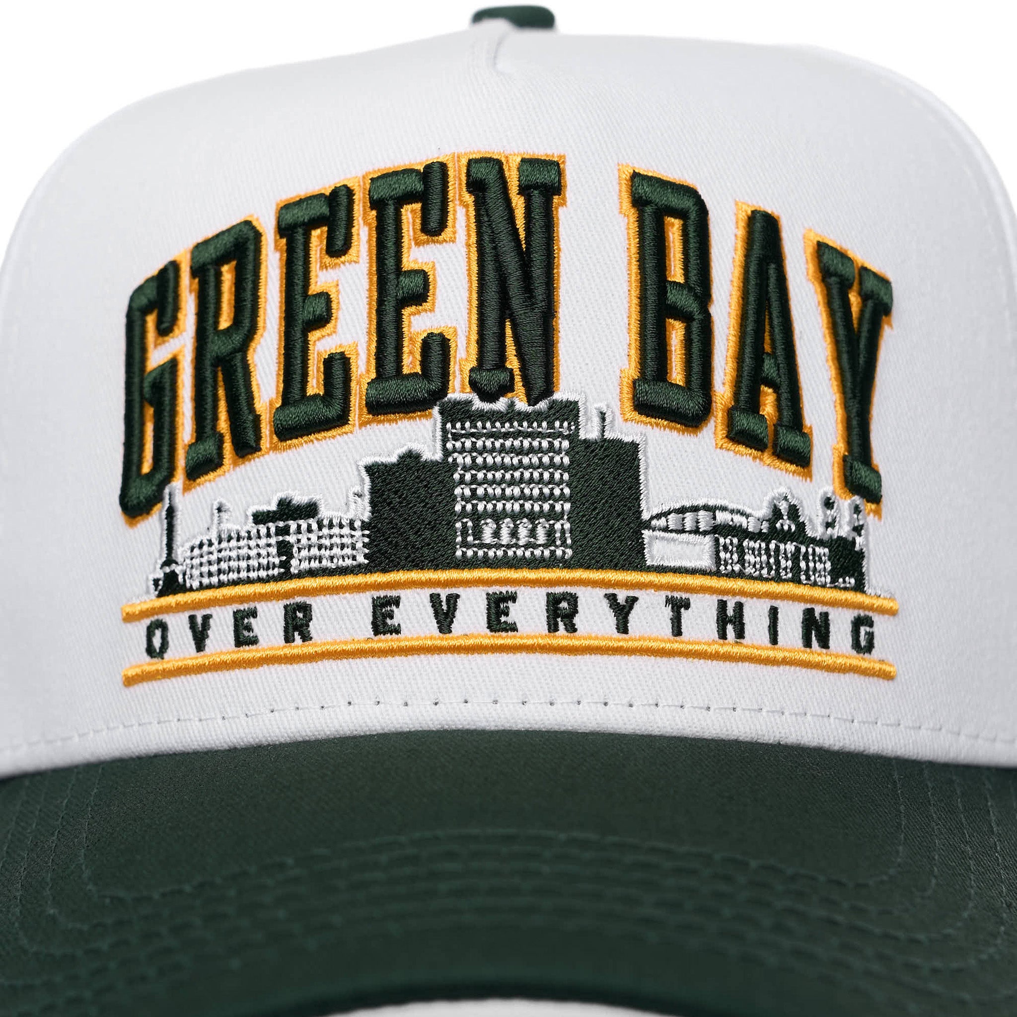 GREEN BAY OVER EVERYTHING - WHITE/GREEN