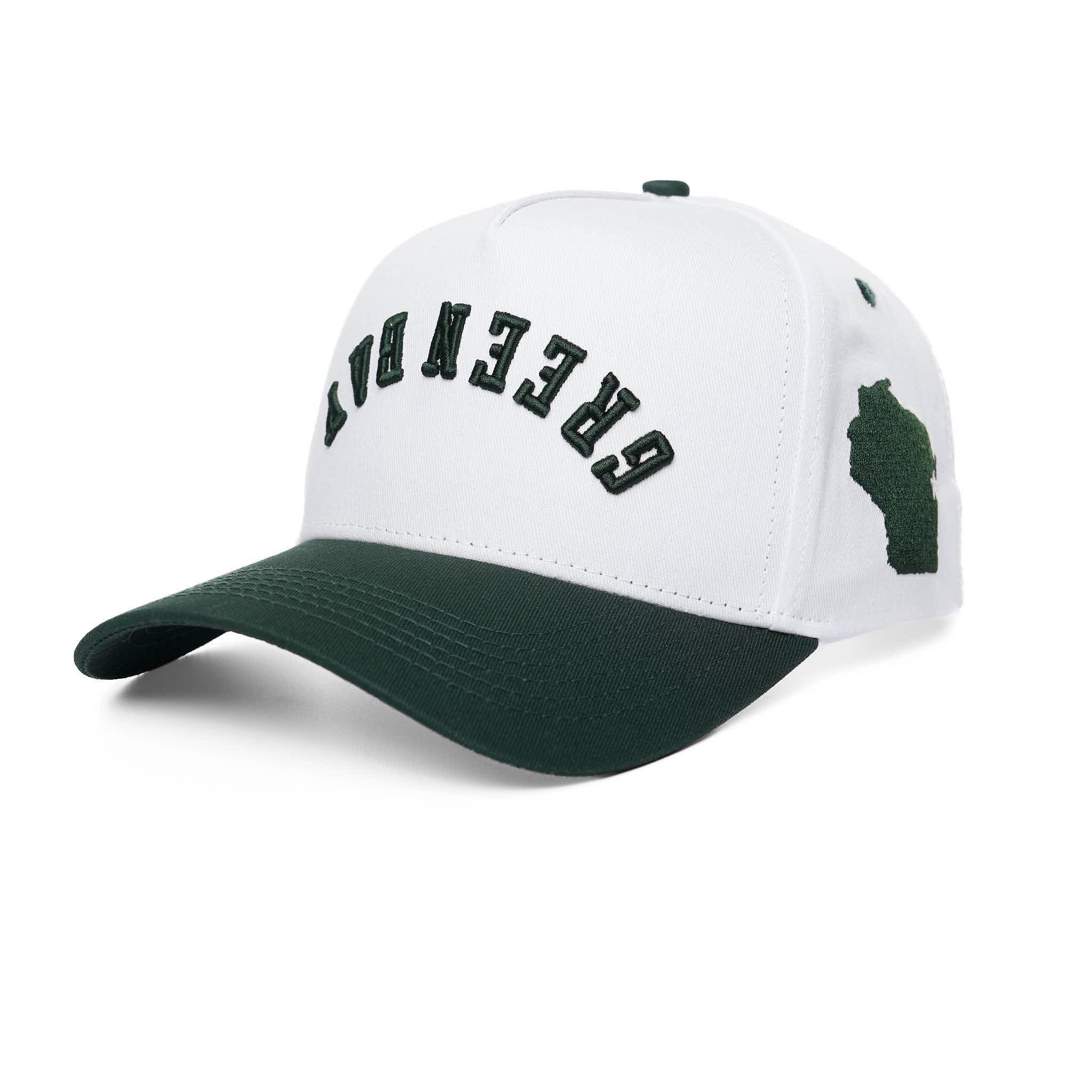 GREEN BAY UPSIDE DOWN - WHITE/GREEN